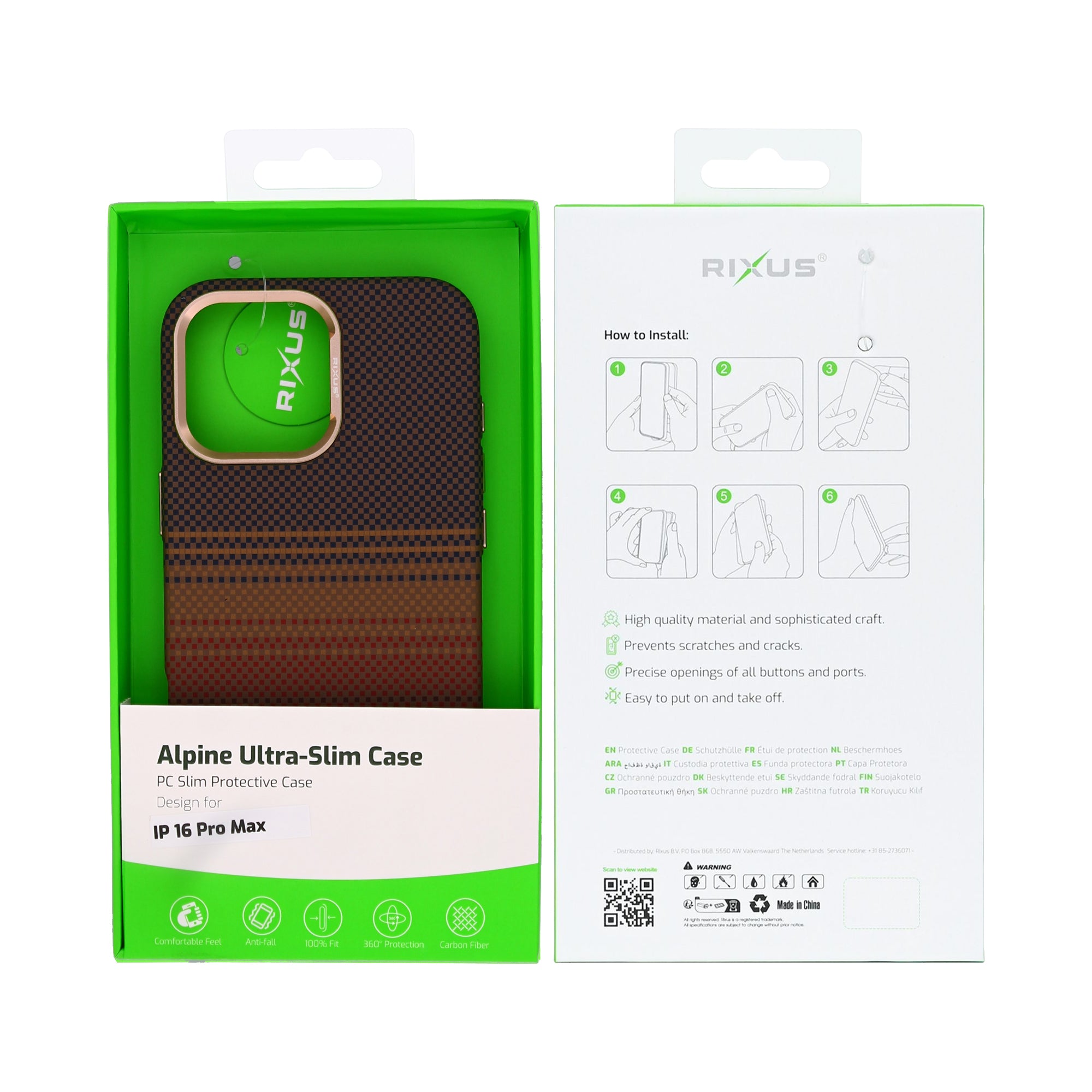 Rixus Alpine Ultra-Slim MagSafe Hülle für iPhone 15 16 17 Modell & Farbe – Bild 271
