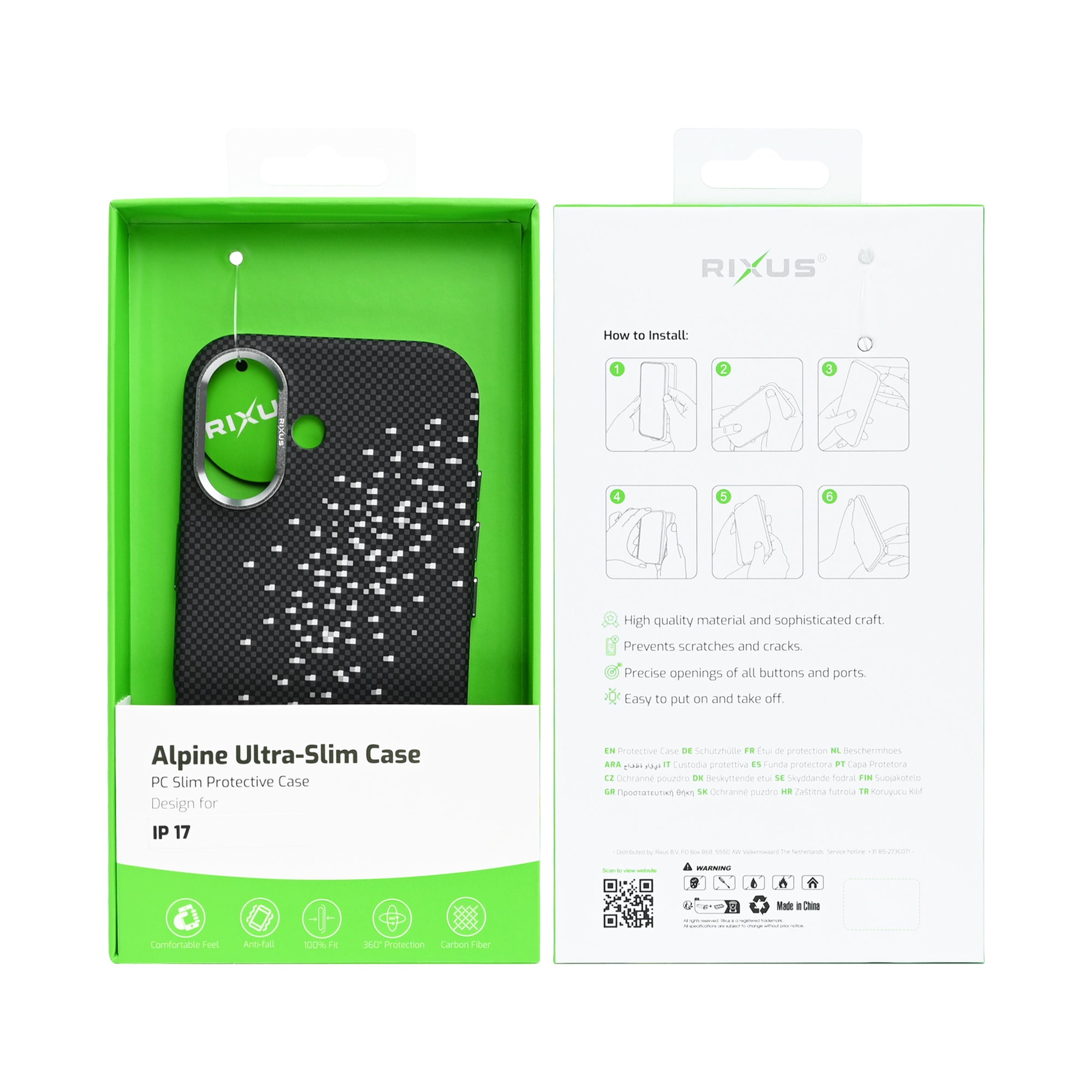 Rixus Alpine Ultra-Slim MagSafe Hülle für iPhone 15 16 17 Modell & Farbe – Bild 115