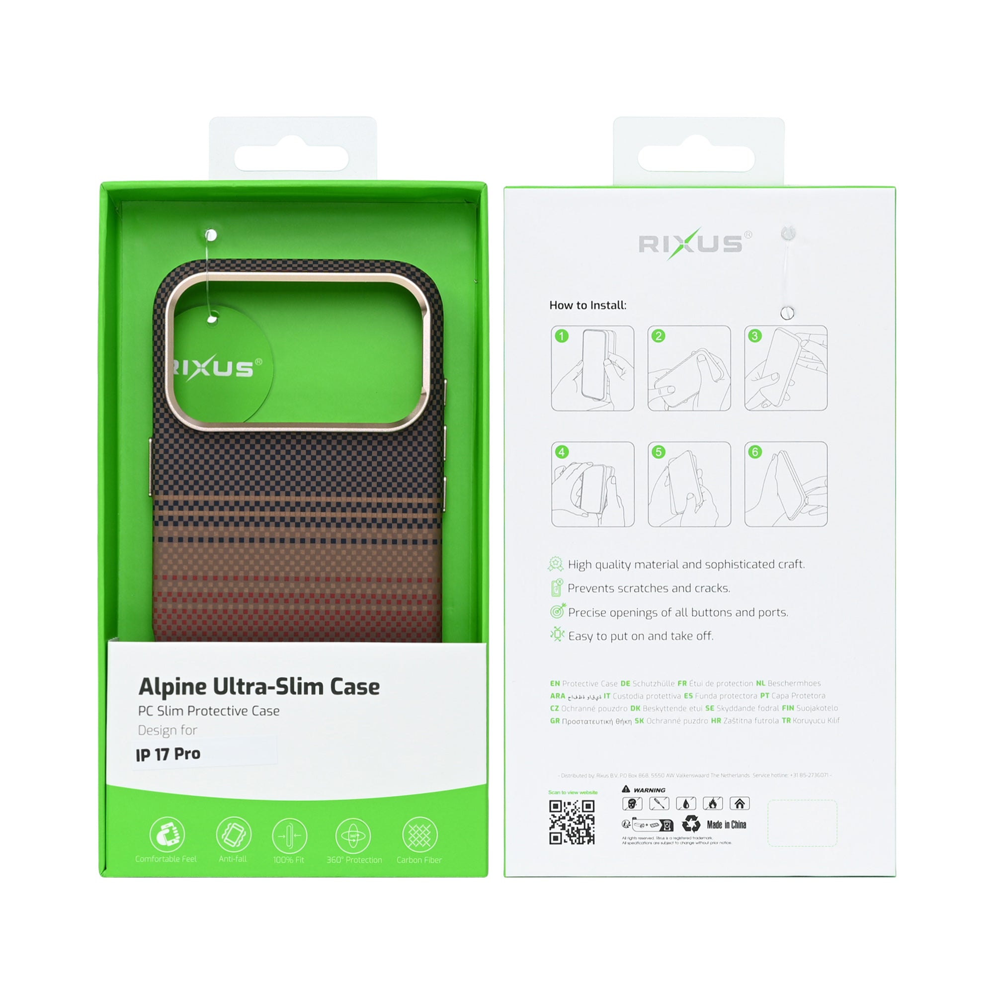 Rixus Alpine Ultra-Slim MagSafe Hülle für iPhone 15 16 17 Modell & Farbe – Bild 73