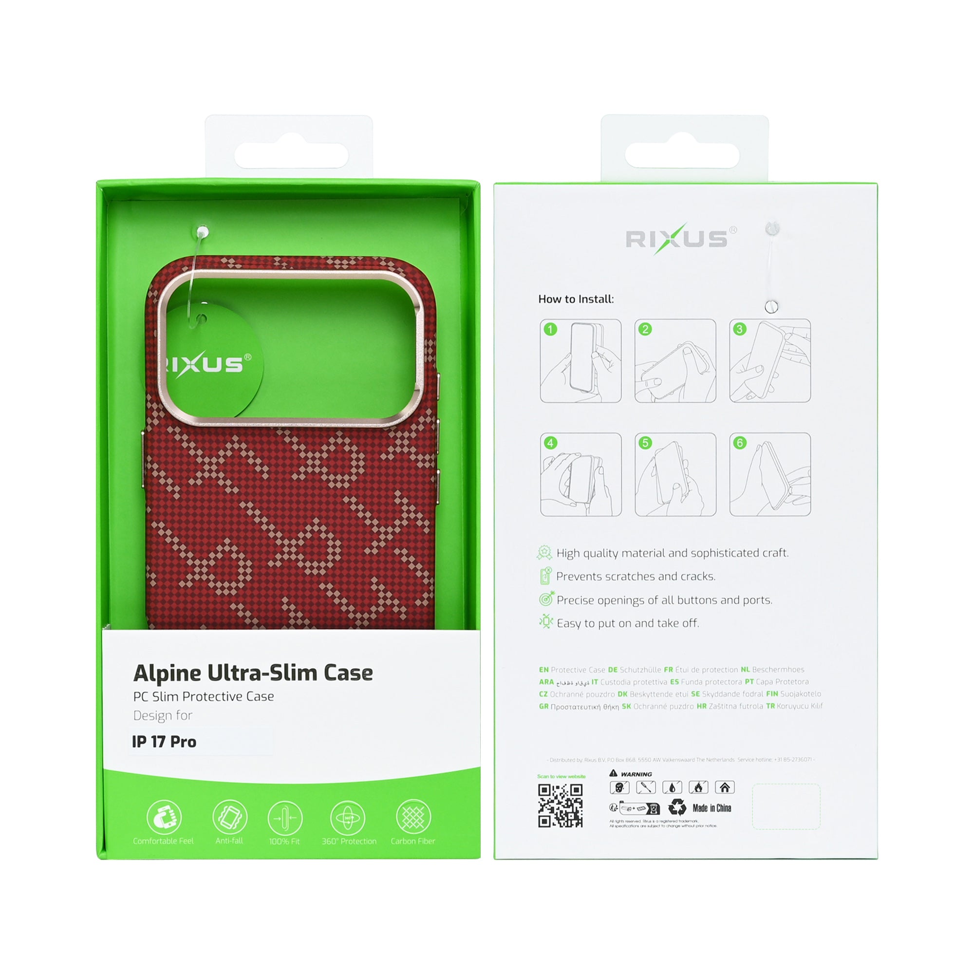 Rixus Alpine Ultra-Slim MagSafe Hülle für iPhone 15 16 17 Modell & Farbe – Bild 67