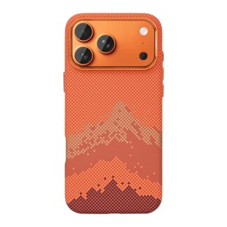 Rixus Alpine Ultra-Slim Hülle mit MagSafe kompatibel RXD081 für Apple iPhone 17 Pro Max Mountain Orange