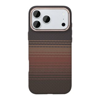 Rixus Alpine Ultra-Slim Hülle mit MagSafe kompatibel RXA130 für Apple iPhone 17 Pro Max Stripe Brown