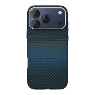Rixus Alpine Ultra-Slim Hülle mit MagSafe kompatibel RXA131 für Apple iPhone 17 Pro Max Stripe Blue