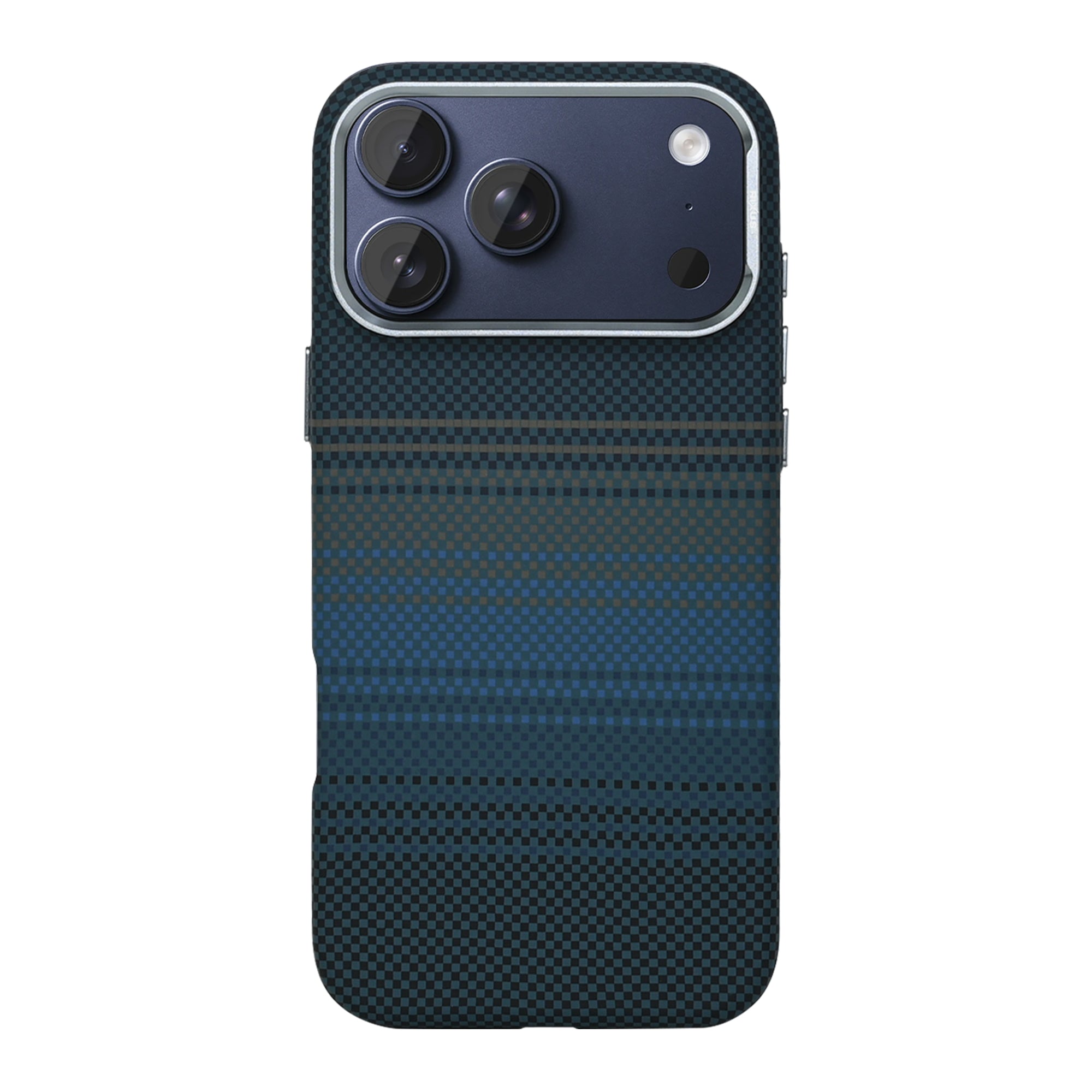 Rixus Alpine Ultra-Slim Hülle mit MagSafe kompatibel RXA131 für Apple iPhone 17 Pro Max Stripe Blue