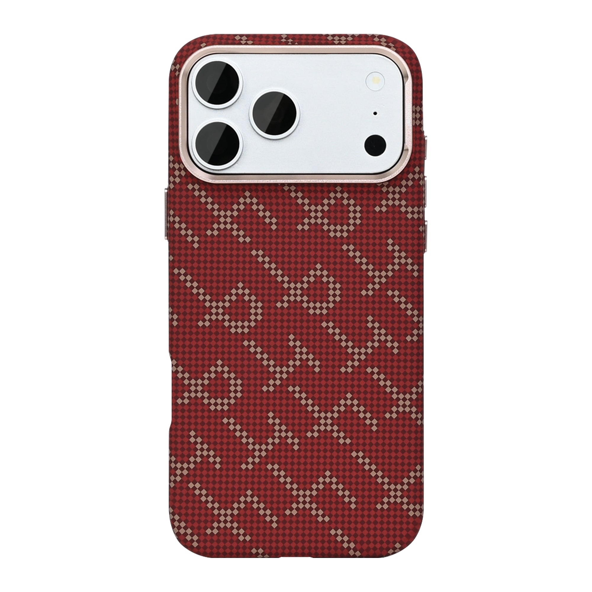 Rixus Alpine Ultra-Slim Hülle mit MagSafe kompatibel RXA093 für Apple iPhone 17 Pro Max Cherry Red
