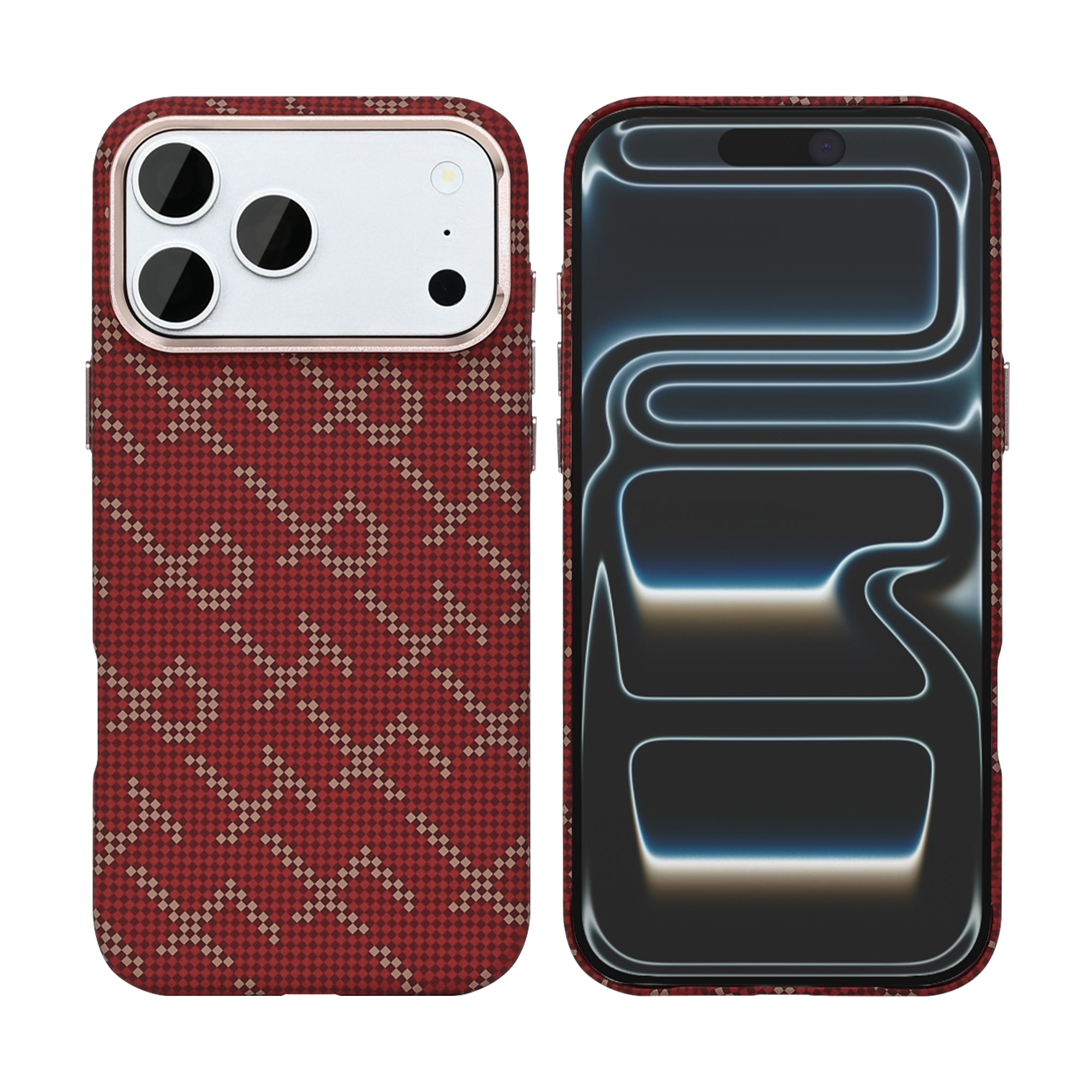 Rixus Alpine Ultra-Slim Hülle mit MagSafe kompatibel RXA093 für Apple iPhone 17 Pro Max Cherry Red – Bild 3