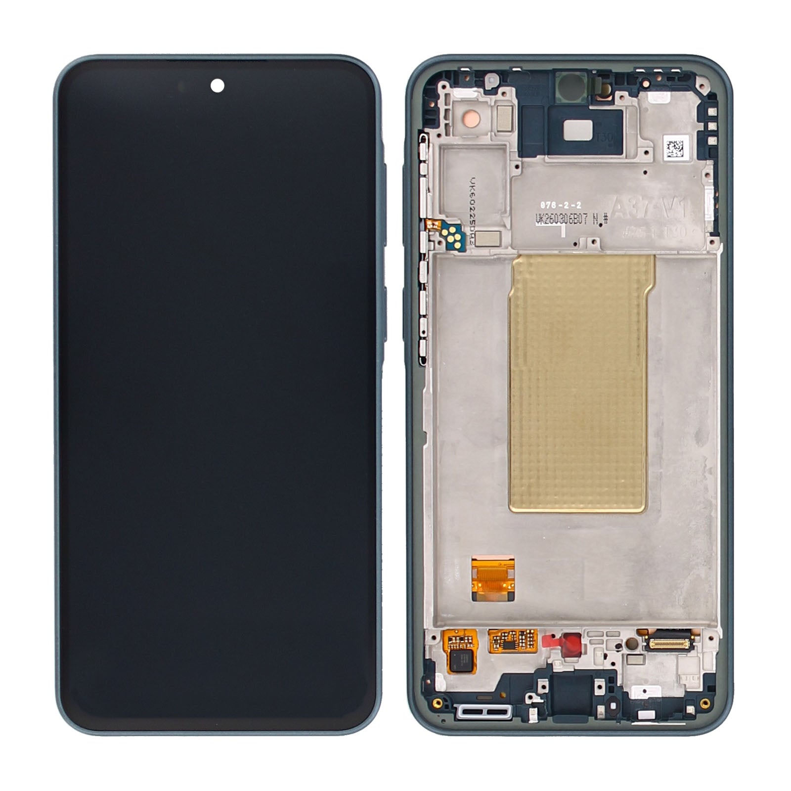 Samsung Original Service Pack Display Galaxy A37 A376B mit Rahmen Graygreen Grün – Bild 5