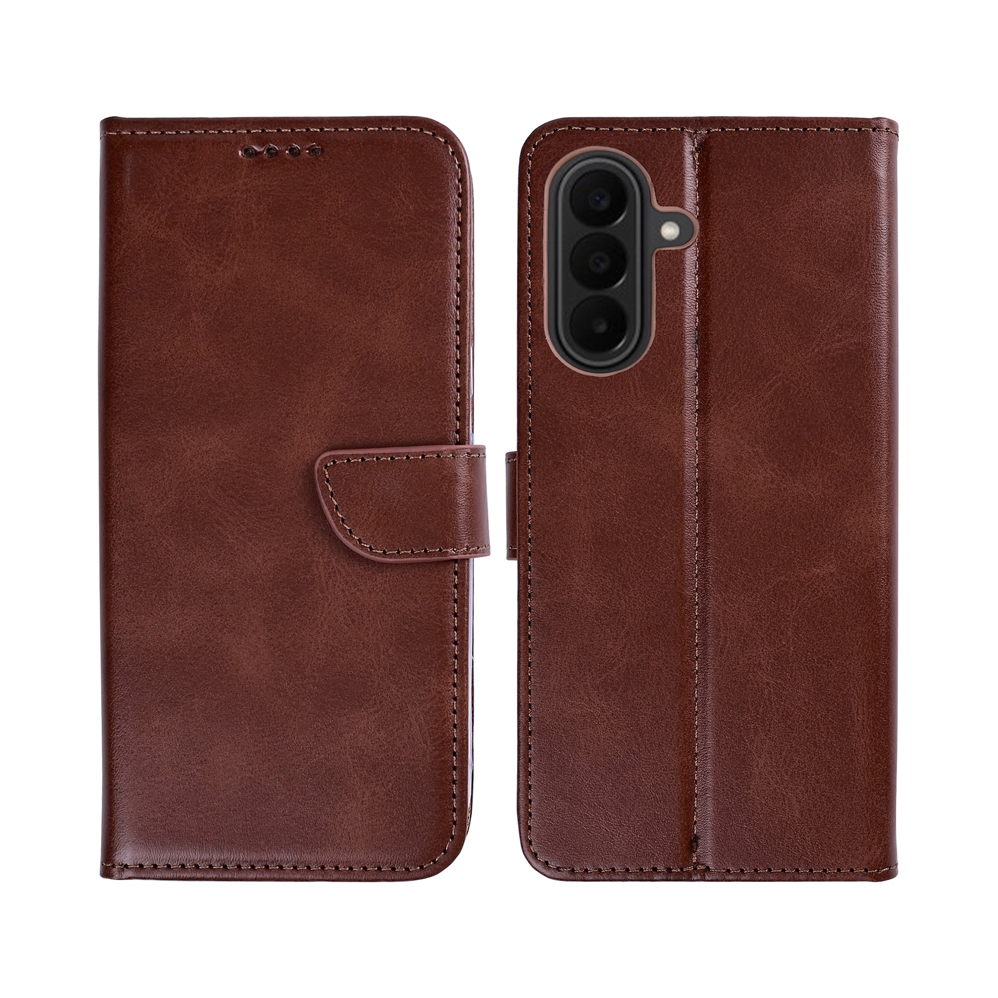 Rixus Buchhülle für Samsung Galaxy A27 Brown – Bild 3