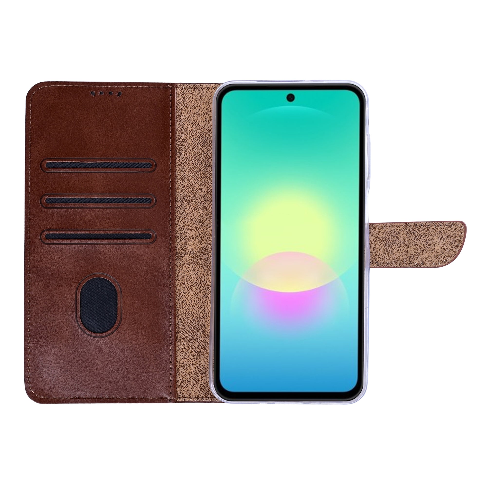 Rixus Buchhülle für Samsung Galaxy A27 Brown – Bild 5