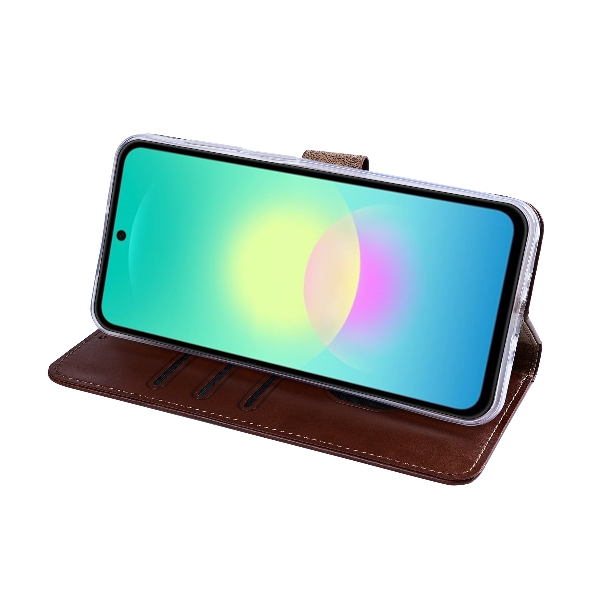 Rixus Buchhülle für Samsung Galaxy A27 Brown – Bild 6