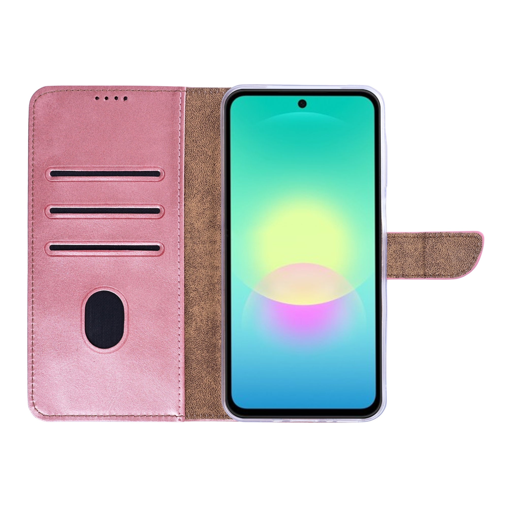 Rixus Buchhülle für Samsung Galaxy A27 Pink – Bild 5
