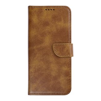 Rixus Buchhülle für Samsung Galaxy A27 Light Brown