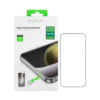 Rixus Clear HD Full Curved Edge Panzerglas für Samsung Galaxy A27