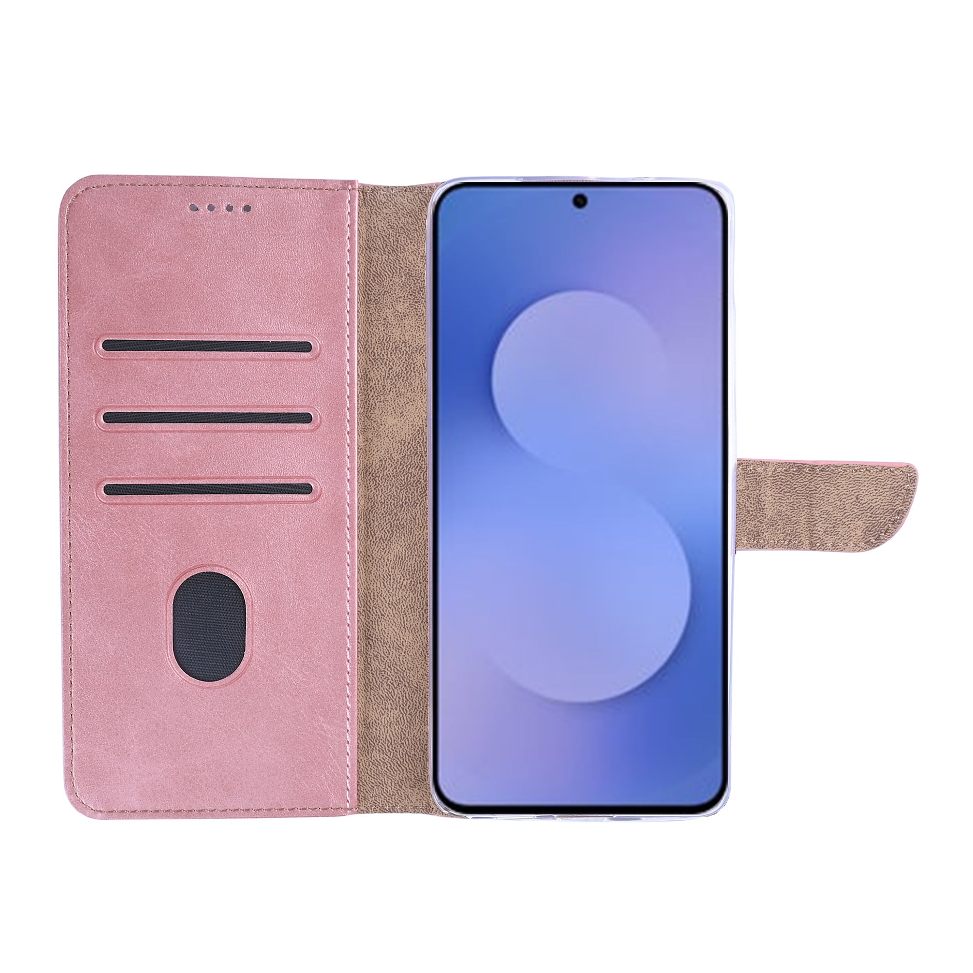 Rixus Buchhülle für Samsung Galaxy S26 FE Pink – Bild 5