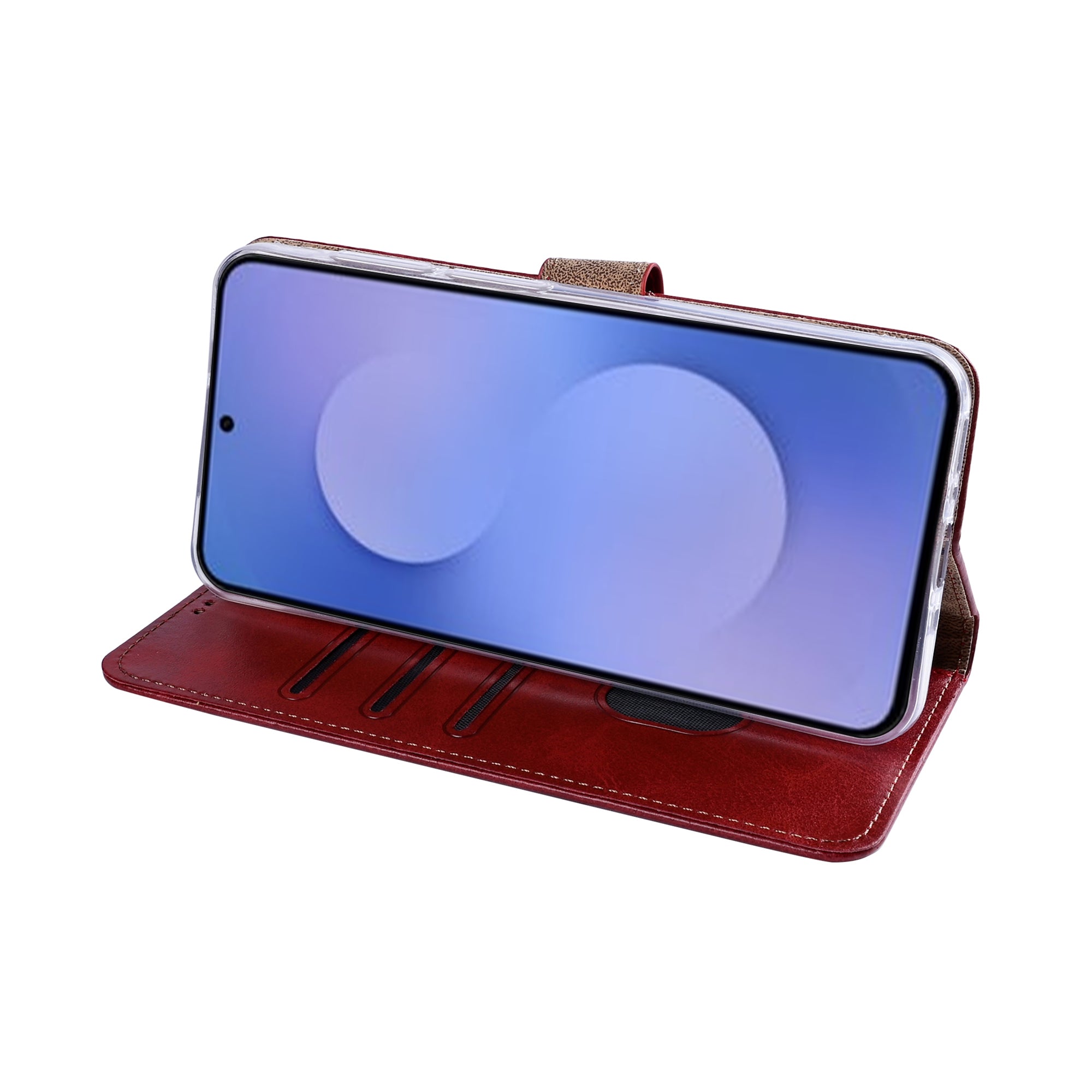 Rixus Buchhülle für Samsung Galaxy S26 FE Dark Red – Bild 6