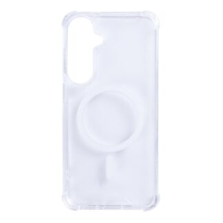 Rixus Anti-Burst Hülle mit MagSafe kompatibel für Samsung Galaxy S26 FE Transparent