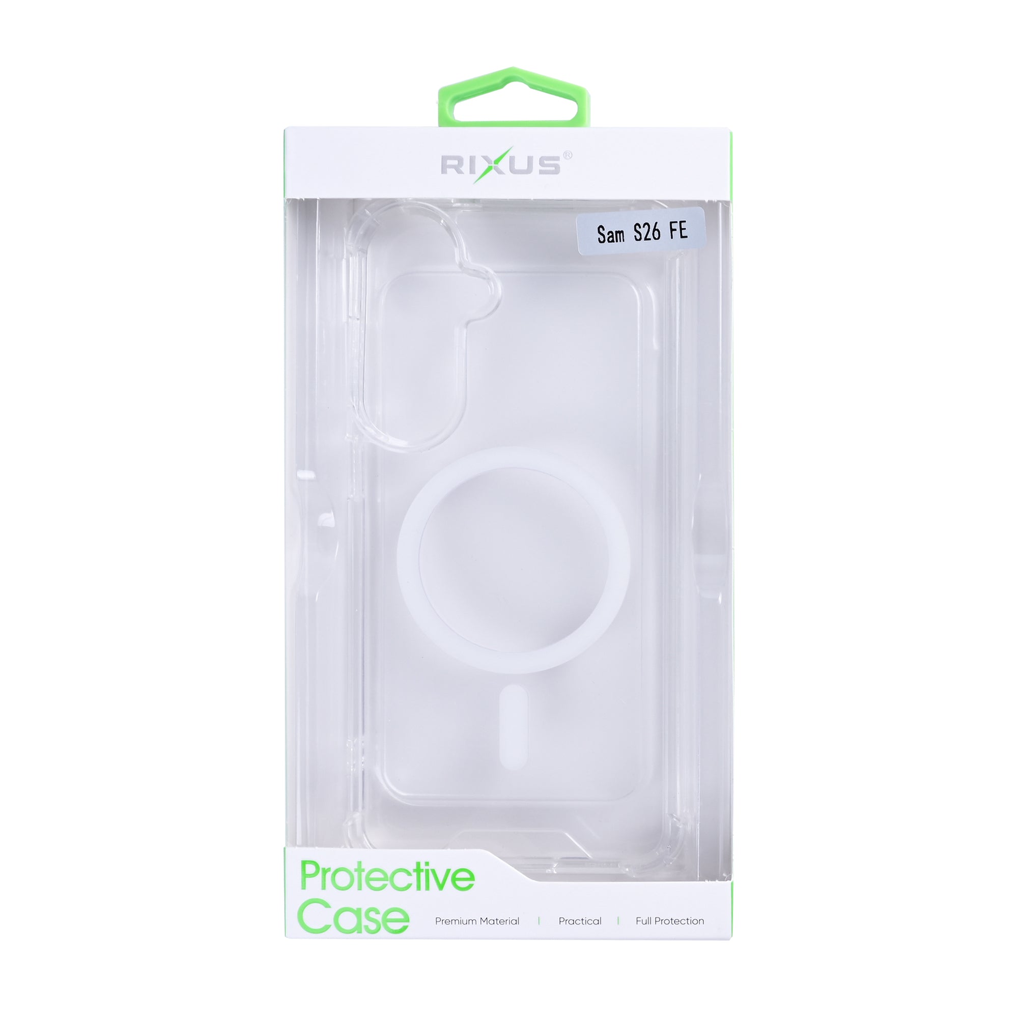 Rixus Anti-Burst Hülle mit MagSafe kompatibel für Samsung Galaxy S26 FE Transparent – Bild 4