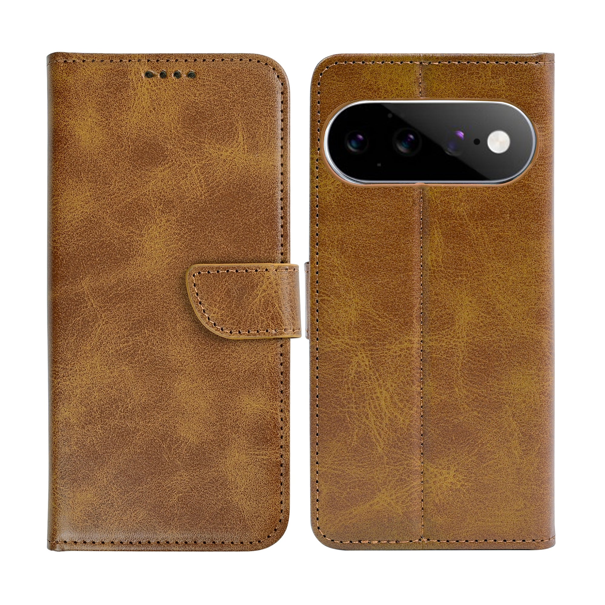 Rixus Buchhülle für Google Pixel 11 Pro Light Brown – Bild 3