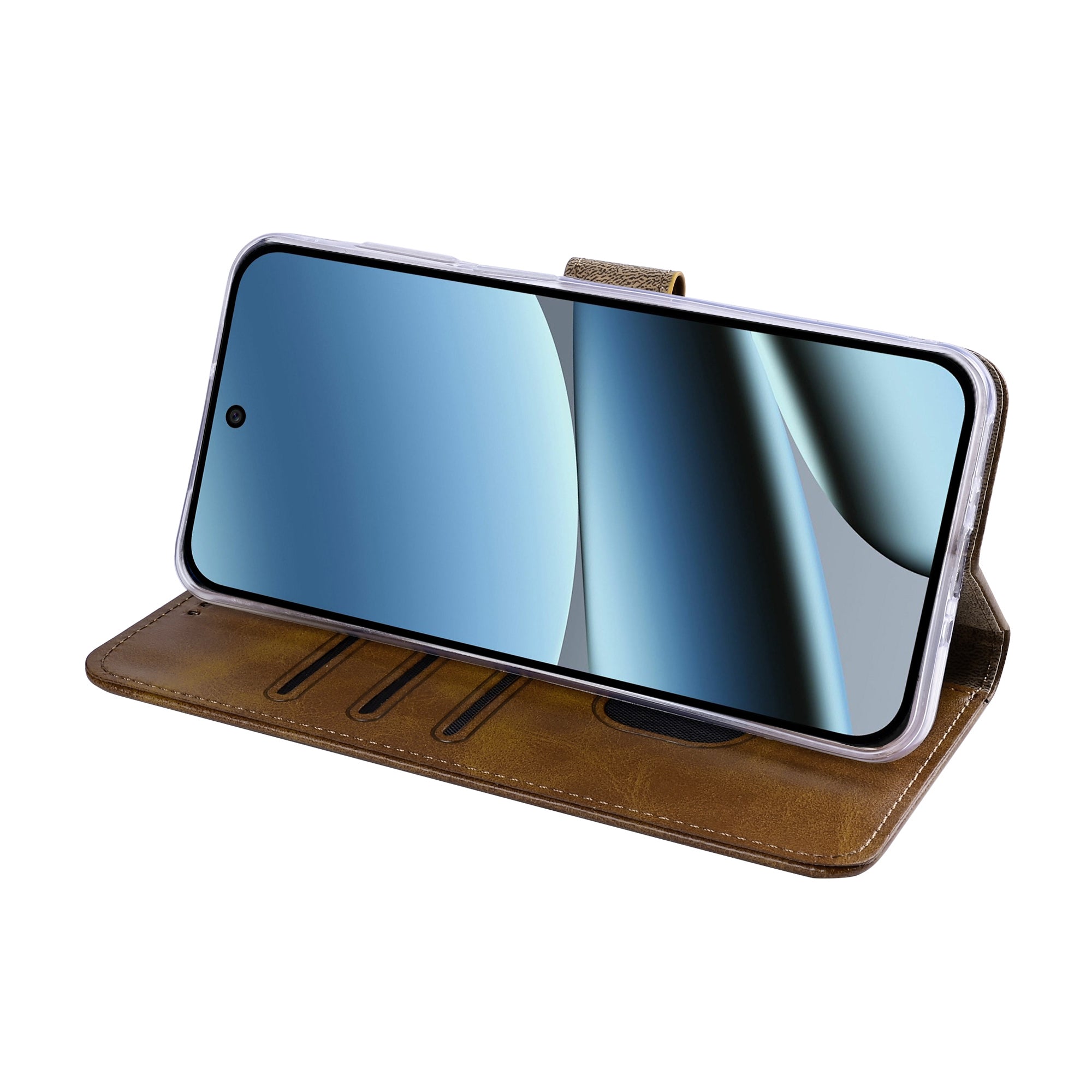 Rixus Buchhülle für Google Pixel 11 Pro Light Brown – Bild 6