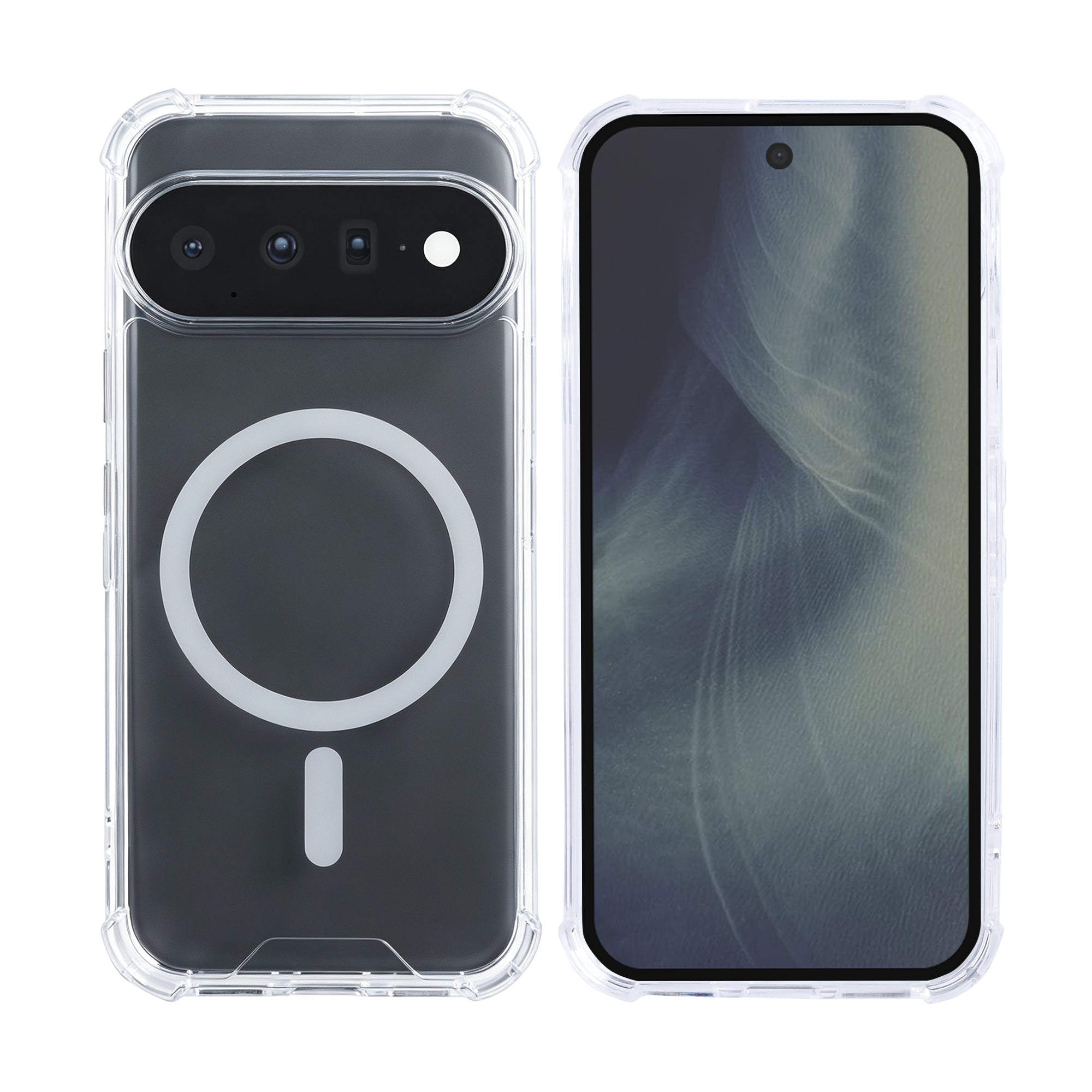 Rixus Anti-Burst Hülle mit MagSafe kompatibel für Google Pixel 11 Transparent – Bild 3