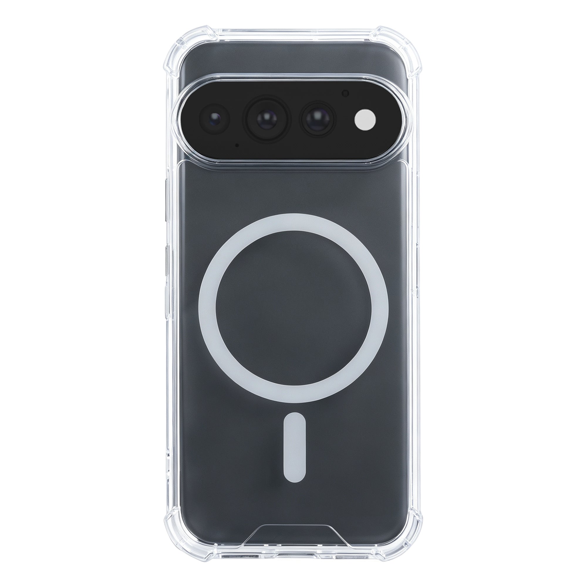 Rixus Anti-Burst Hülle mit MagSafe kompatibel für Google Pixel 11 Pro Transparent