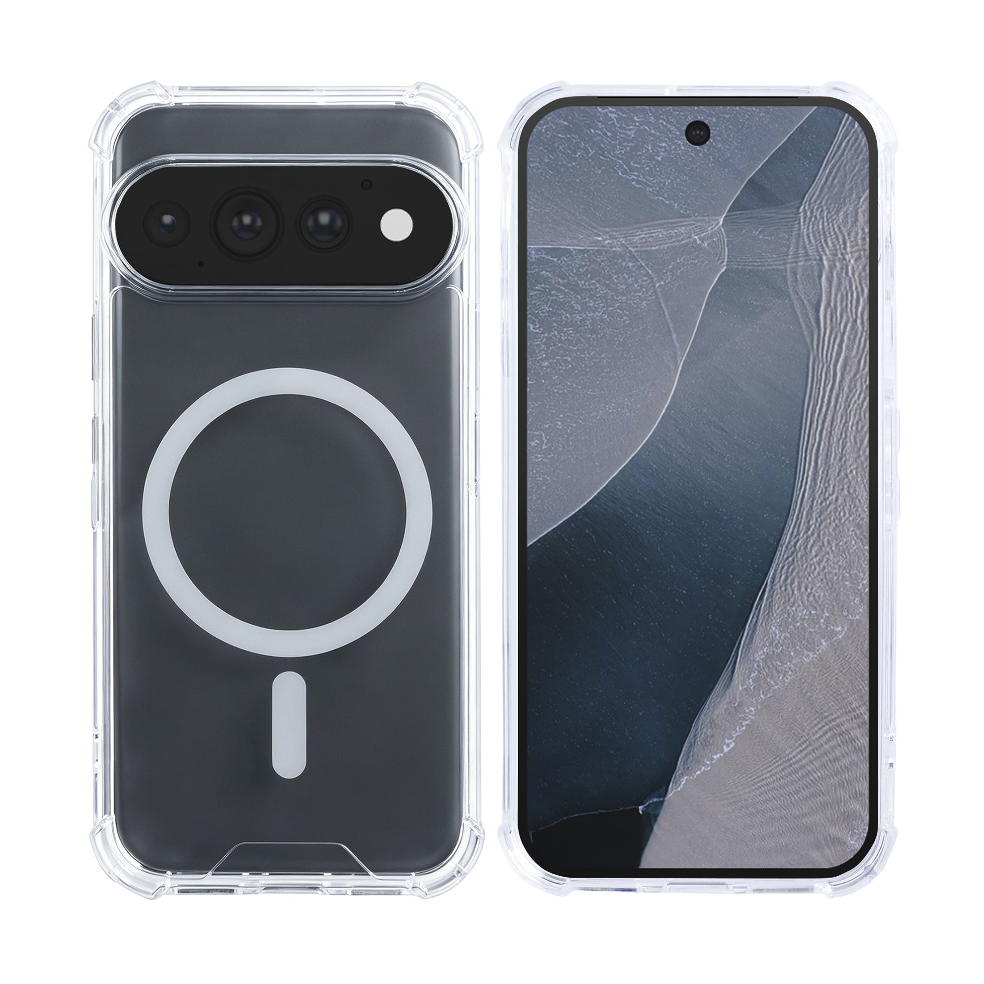 Rixus Anti-Burst Hülle mit MagSafe kompatibel für Google Pixel 11 Pro Transparent – Bild 3