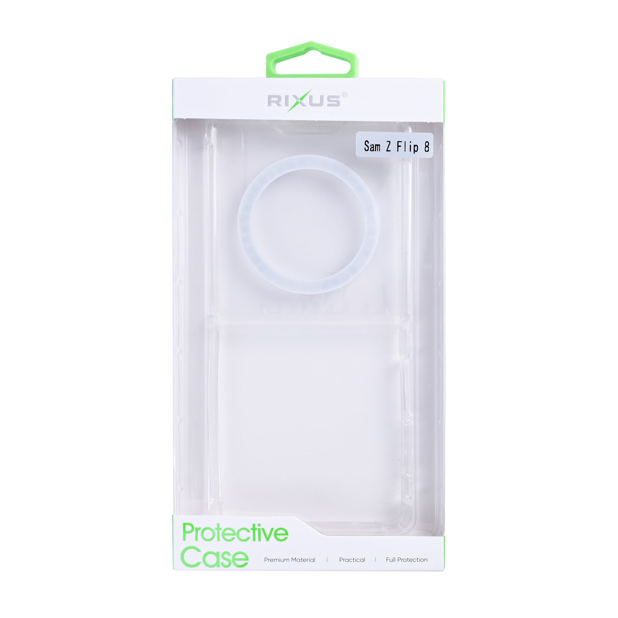 Rixus Anti-Burst Hülle mit MagSafe kompatibel für Samsung Galaxy Z Flip8 Transparent – Bild 4