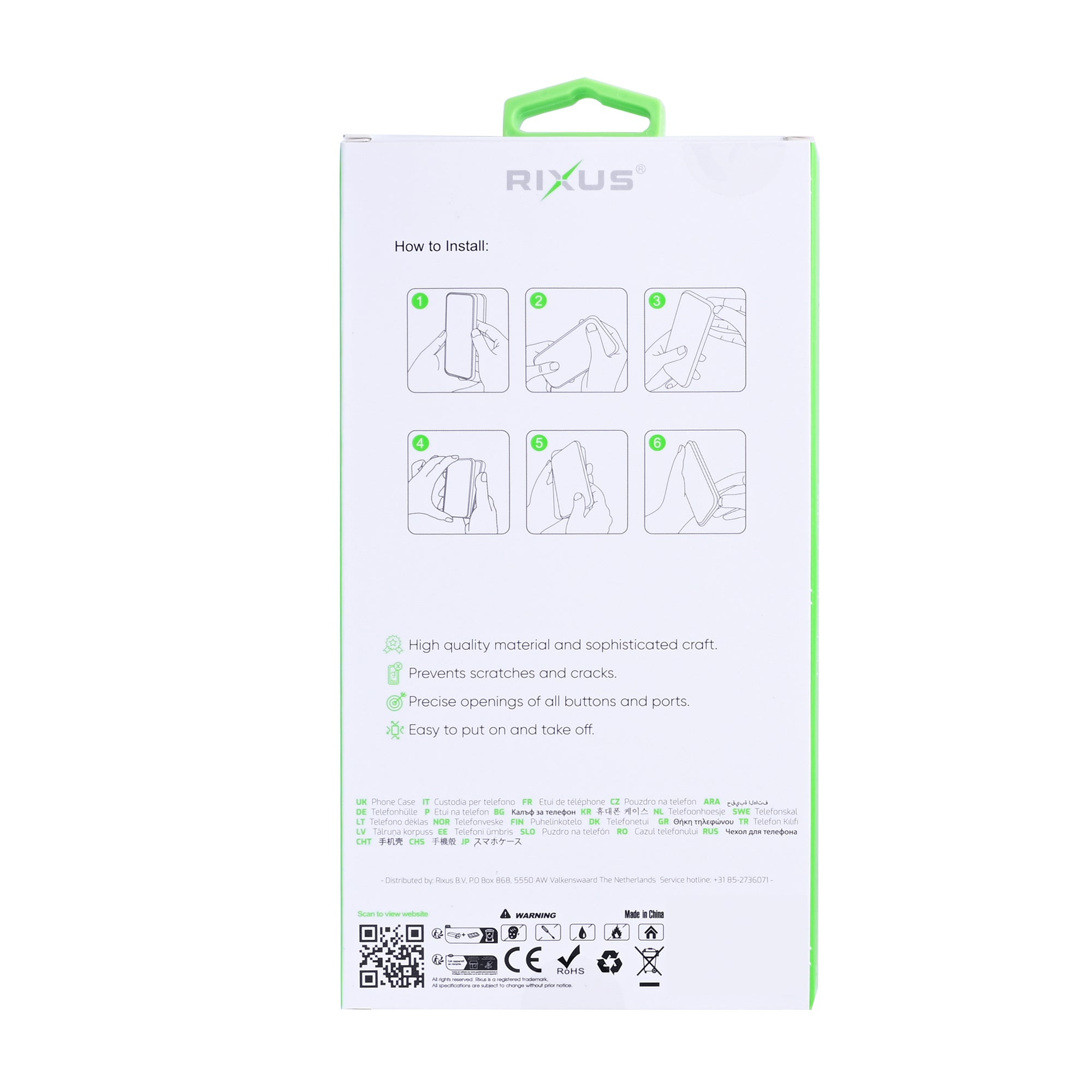 Rixus Anti-Burst Hülle mit MagSafe kompatibel für Samsung Galaxy Z Fold8 Transparent – Bild 5
