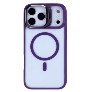 Rixus Classic 03 Hülle mit MagSafe kompatibel für Apple iPhone 17 Pro Max, 18 Pro Max Dunkellila