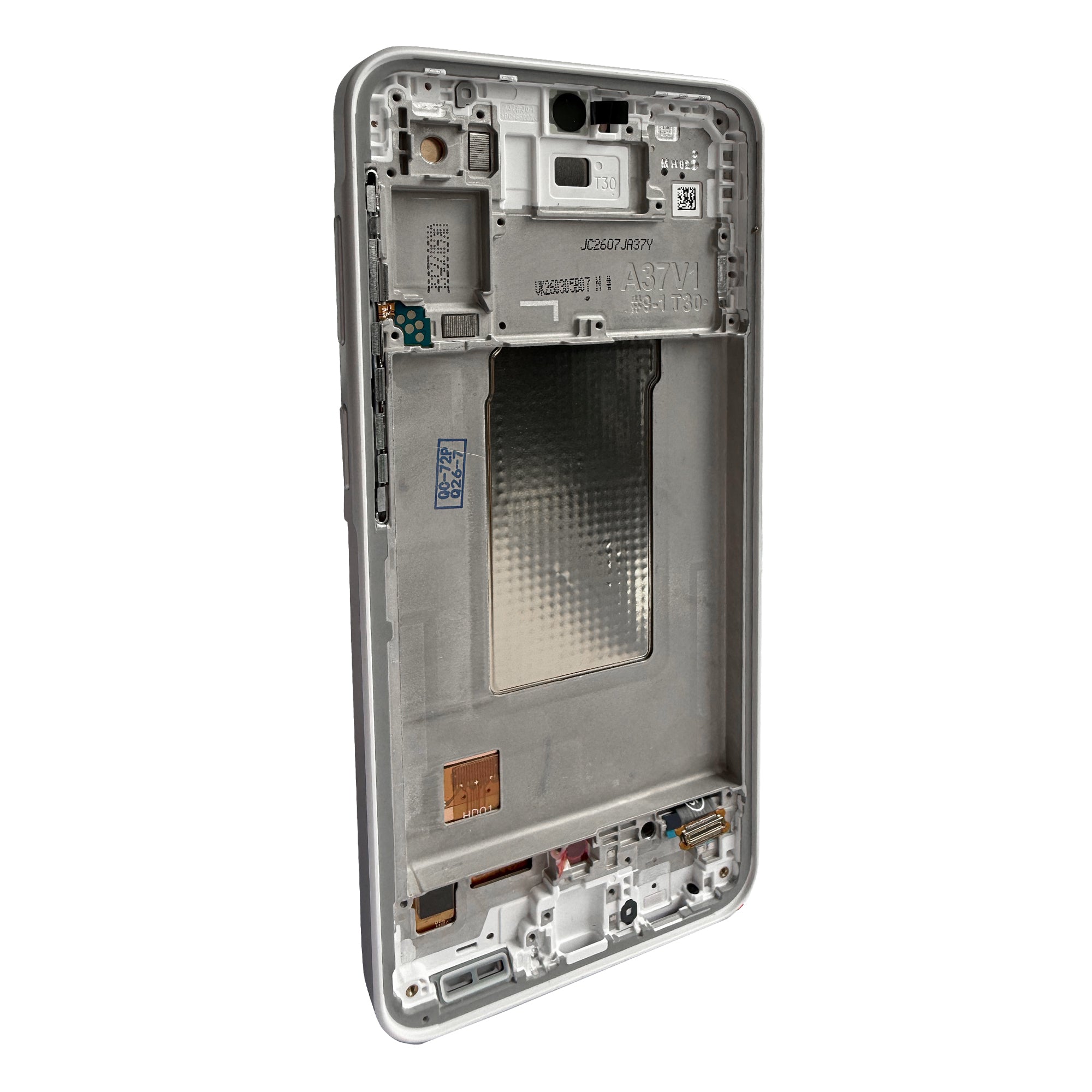 Samsung Galaxy A37 A376B Display und Touchscreen-Digitizer mit Rahmen White Soft-OLED – Bild 3