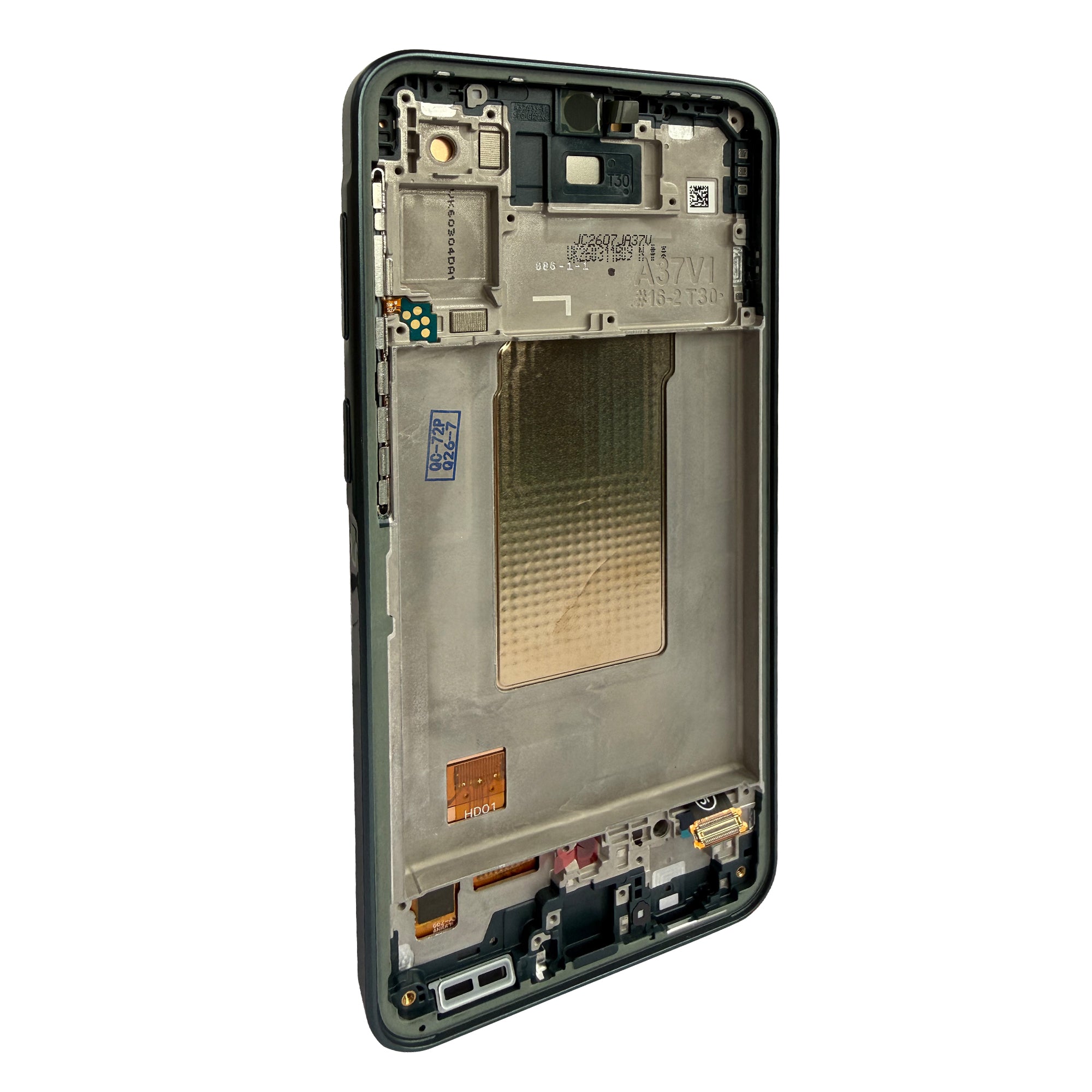 Samsung Galaxy A37 A376B Display und Touchscreen-Digitizer mit Rahmen Graygreen Soft-OLED – Bild 3