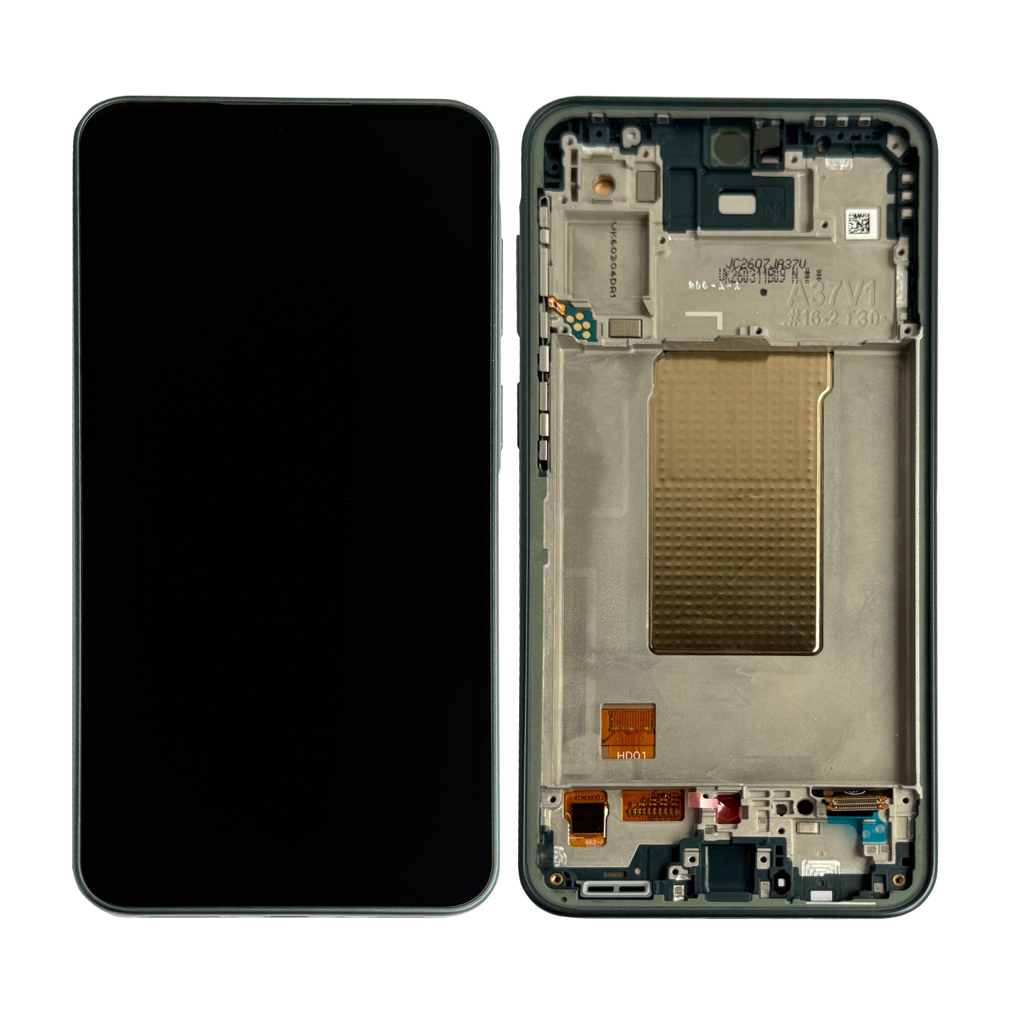 Samsung Galaxy A37 A376B Display und Touchscreen-Digitizer mit Rahmen Graygreen Soft-OLED – Bild 4