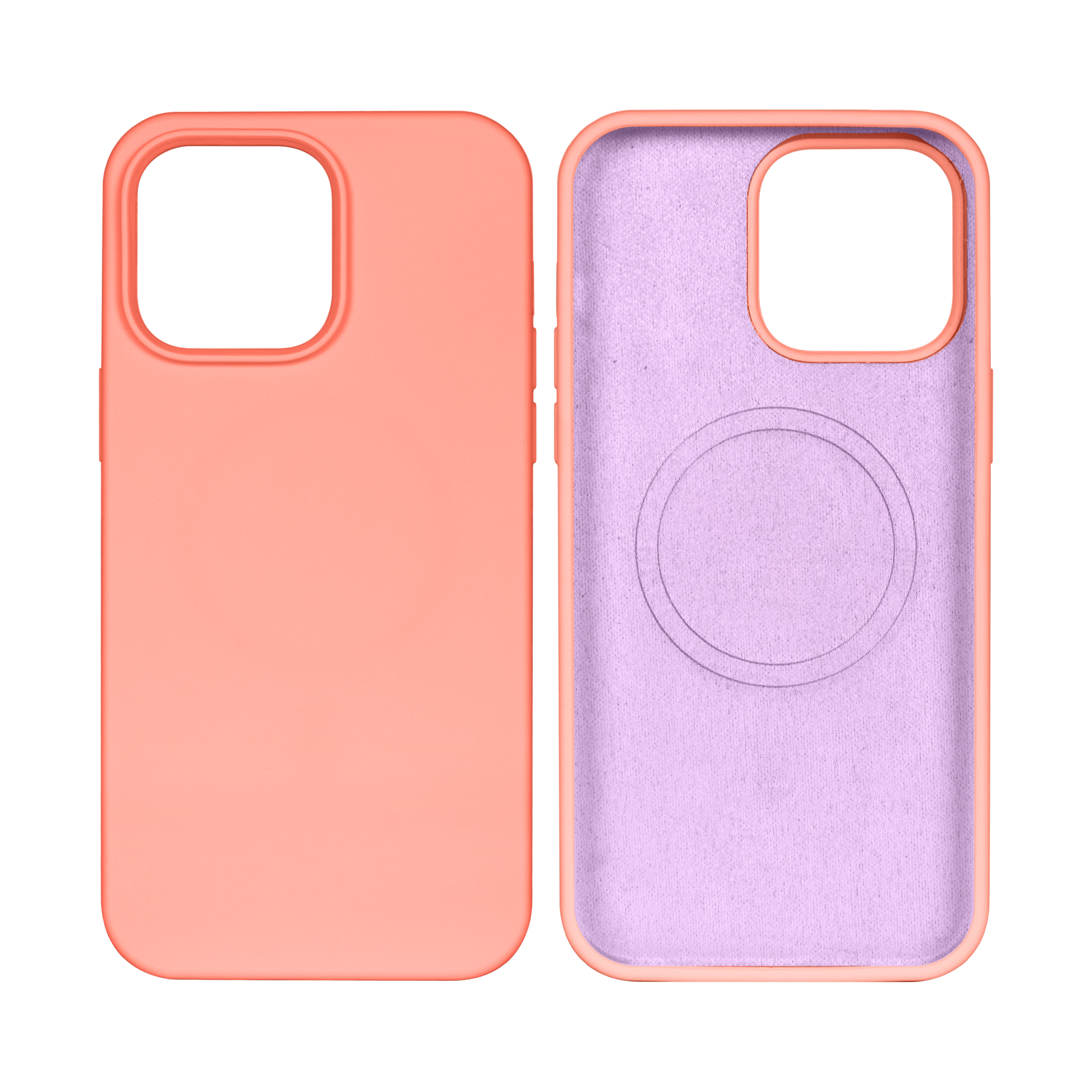 Rixus Soft TPU Handyhülle mit MagSafe kompatibel für Apple iPhone 13 Mini Pink – Bild 3