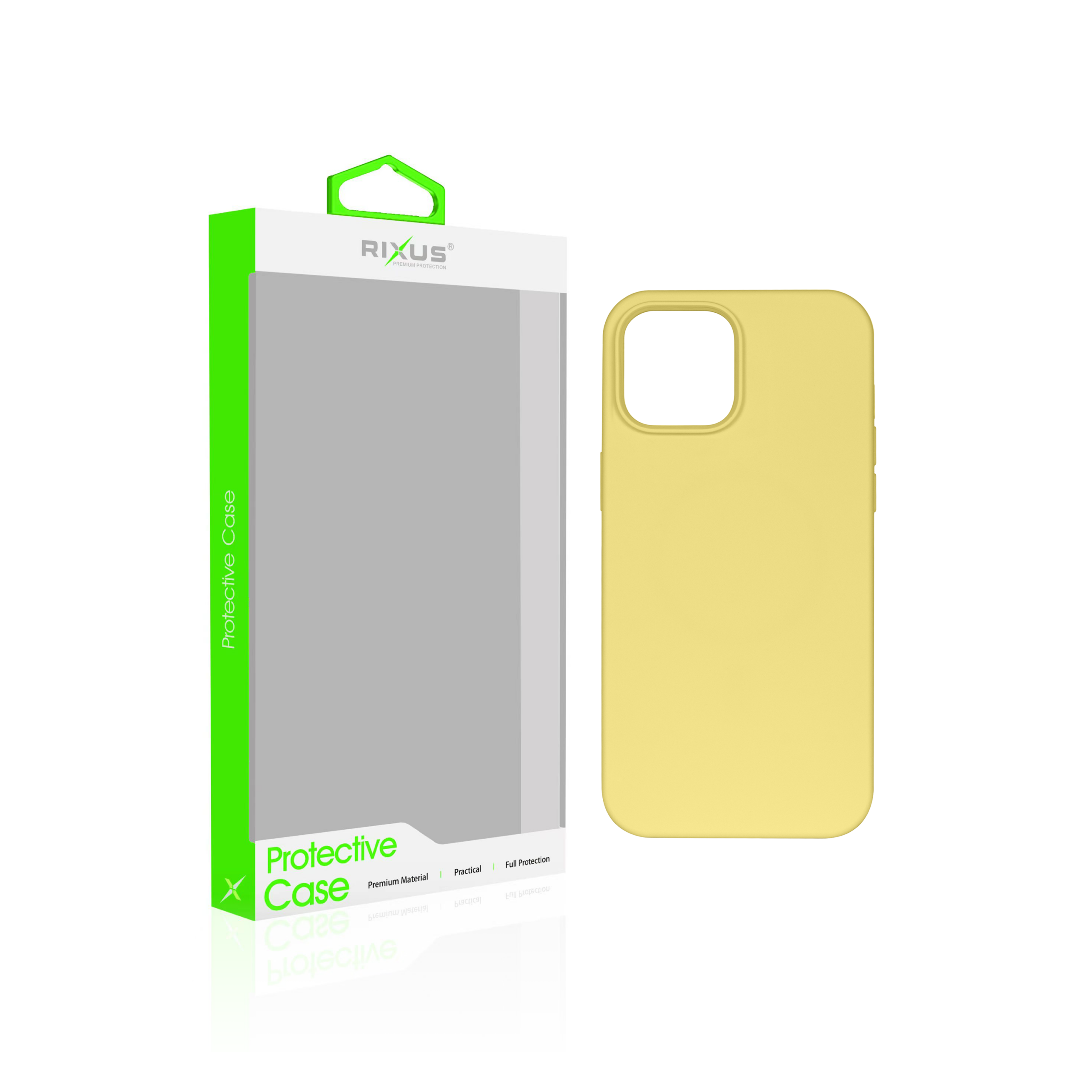 Rixus Soft TPU Handyhülle mit MagSafe kompatibel für Apple iPhone 14 Gold – Bild 5