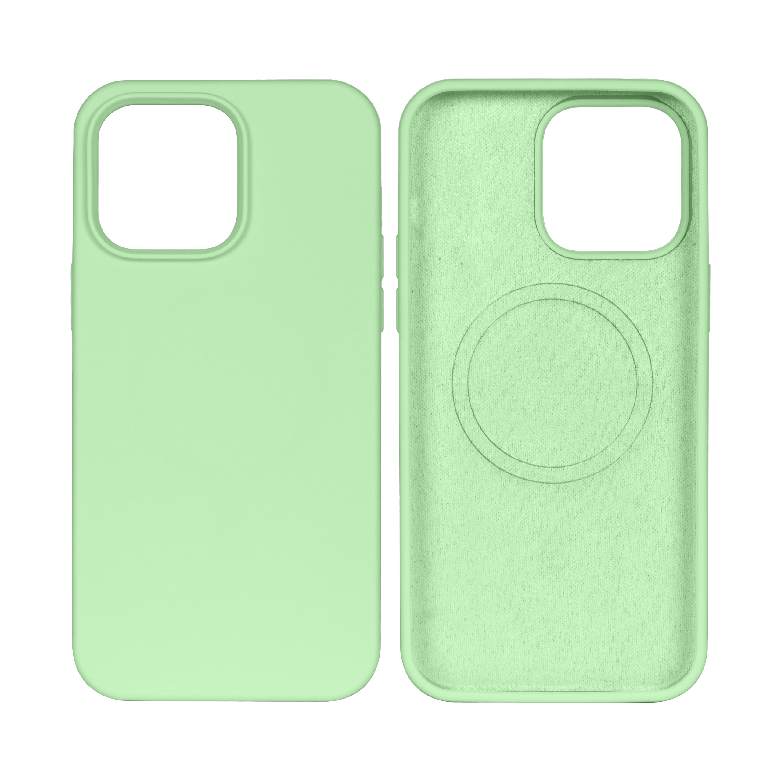 Rixus Soft TPU Handyhülle mit MagSafe kompatibel für Apple iPhone 14 Plus Matcha – Bild 3