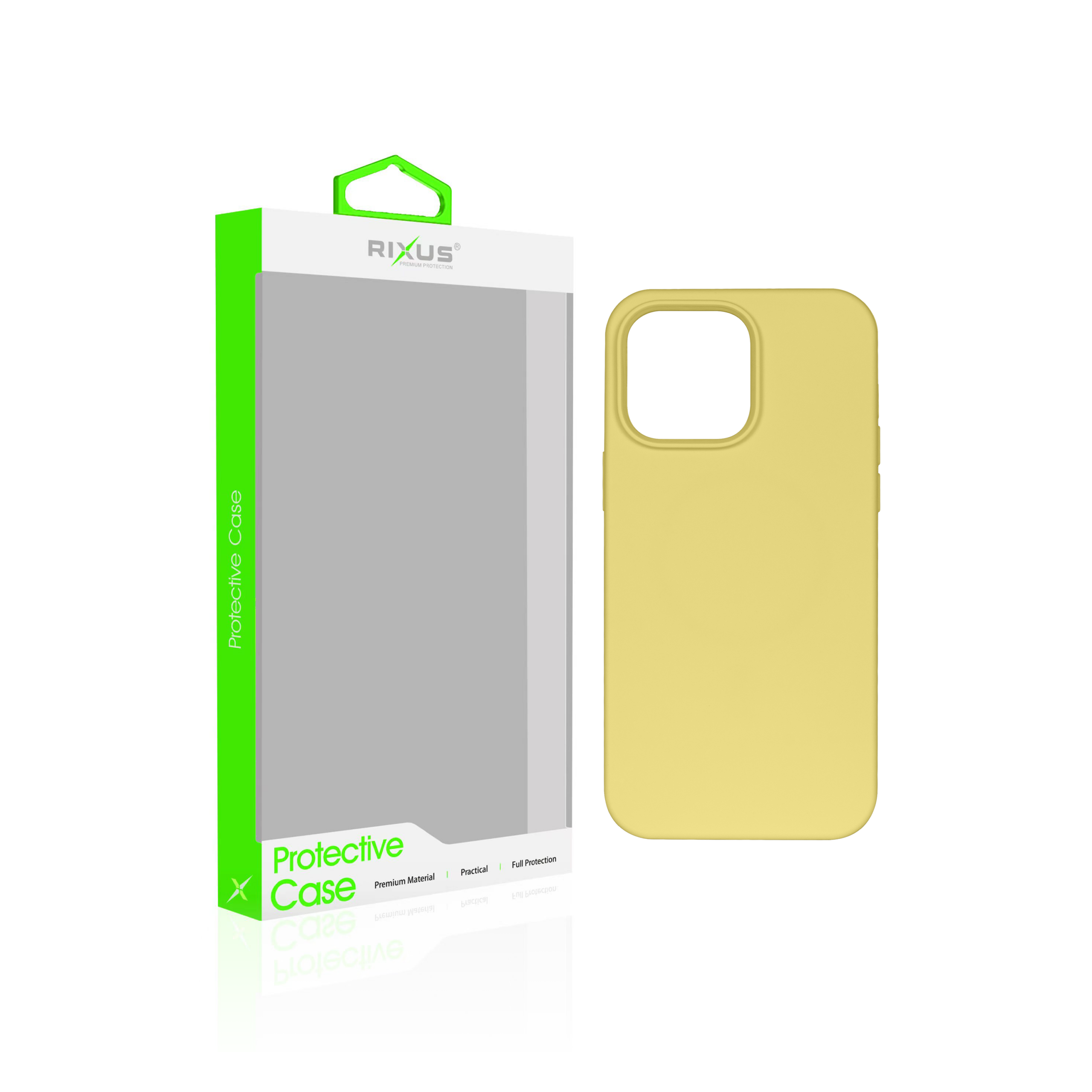 Rixus Soft TPU Handyhülle mit MagSafe kompatibel für Apple iPhone 14 Plus Gold – Bild 5