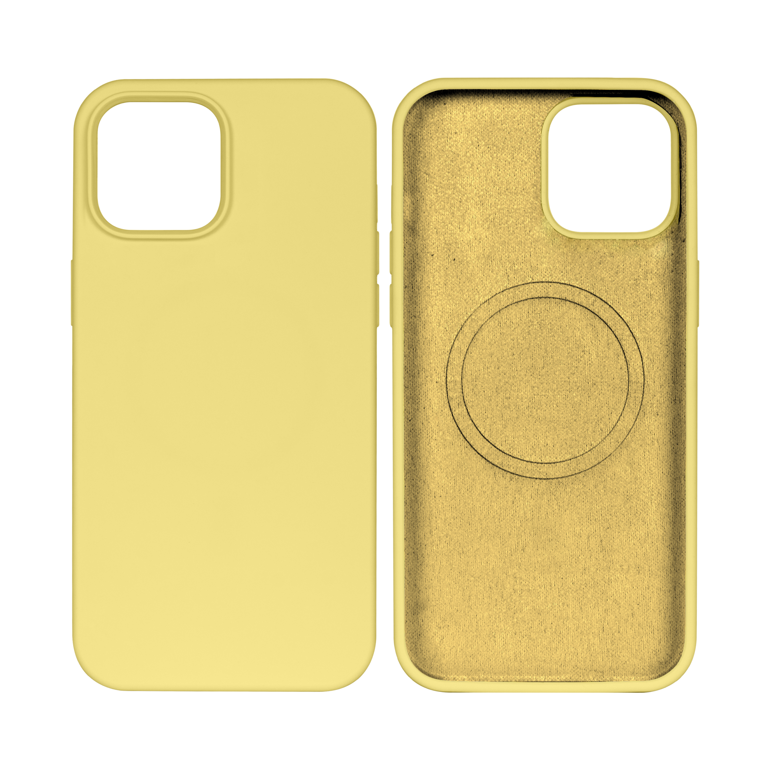 Rixus Soft TPU Handyhülle mit MagSafe kompatibel für Apple iPhone 14 Pro Gold – Bild 3