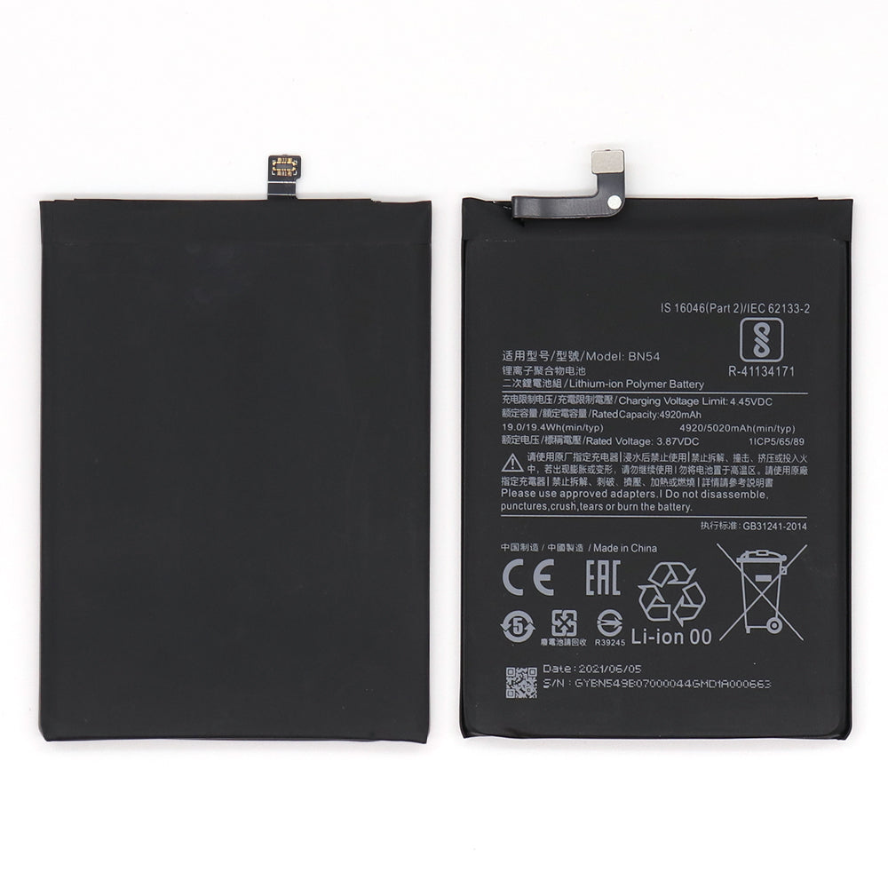 Xiaomi Redmi 9, Redmi Note 9 Akku BN54 OEM – Bild 3
