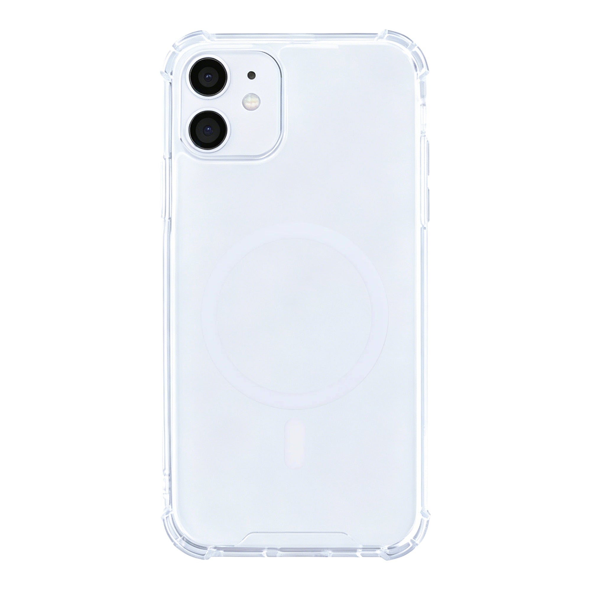 Rixus Anti-Burst Hülle mit MagSafe kompatibel für Apple iPhone 11 Transparent