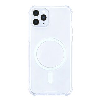Rixus Anti-Burst Hülle mit MagSafe kompatibel für Apple iPhone 11 Pro Max Transparent