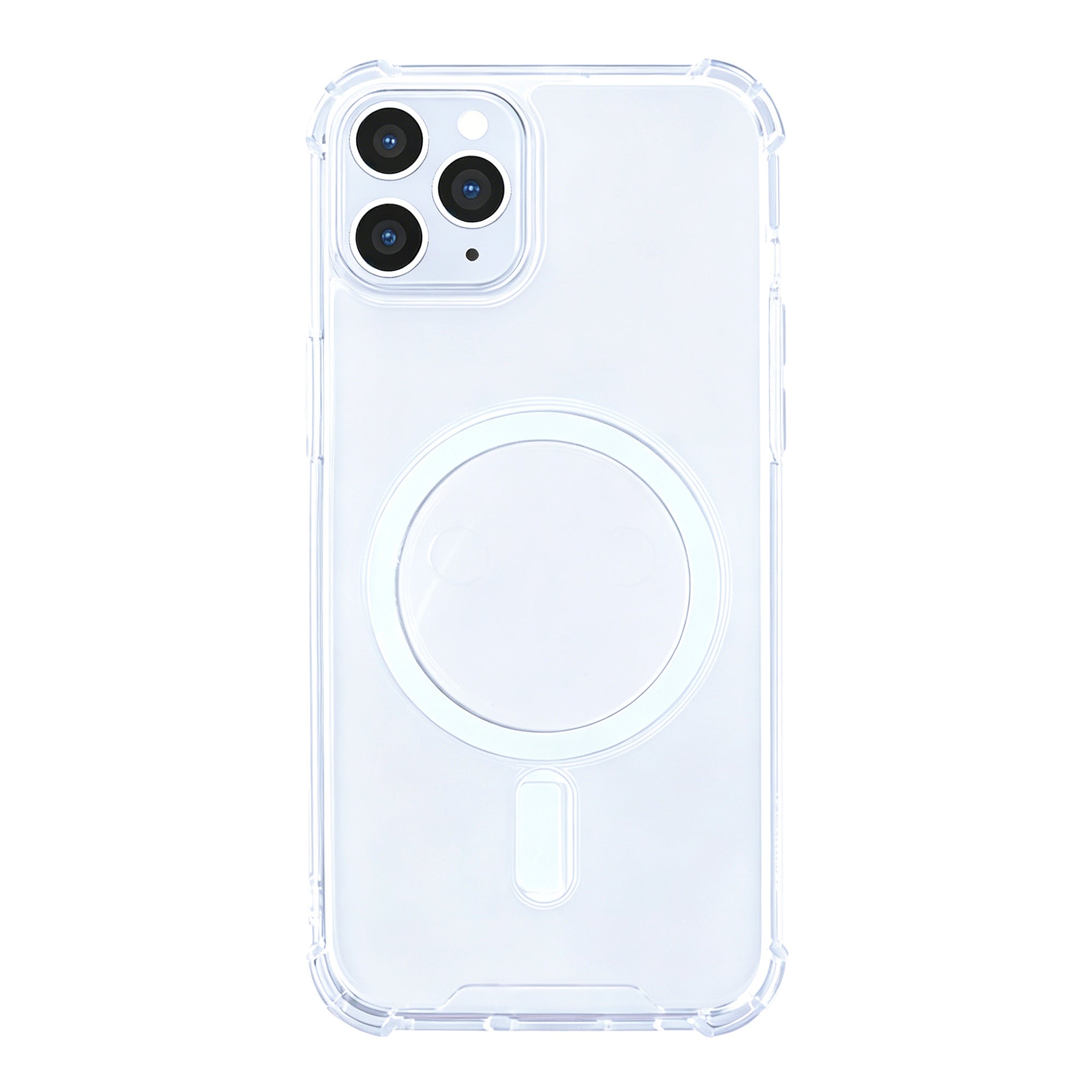 Rixus Anti-Burst Hülle mit MagSafe kompatibel für Apple iPhone 11 Pro Max Transparent