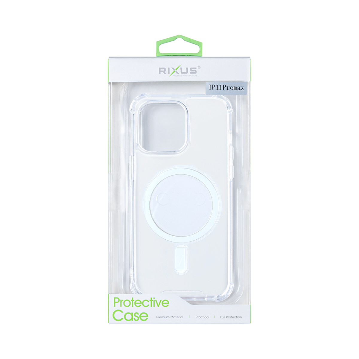Rixus Anti-Burst Hülle mit MagSafe kompatibel für Apple iPhone 11 Pro Max Transparent – Bild 4