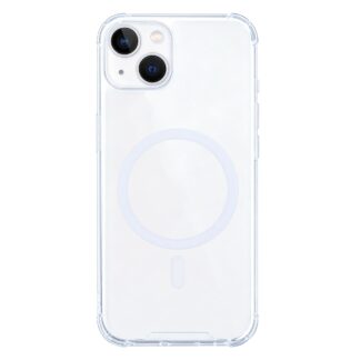 Rixus Anti-Burst Hülle mit MagSafe kompatibel für Apple iPhone 13 Transparent