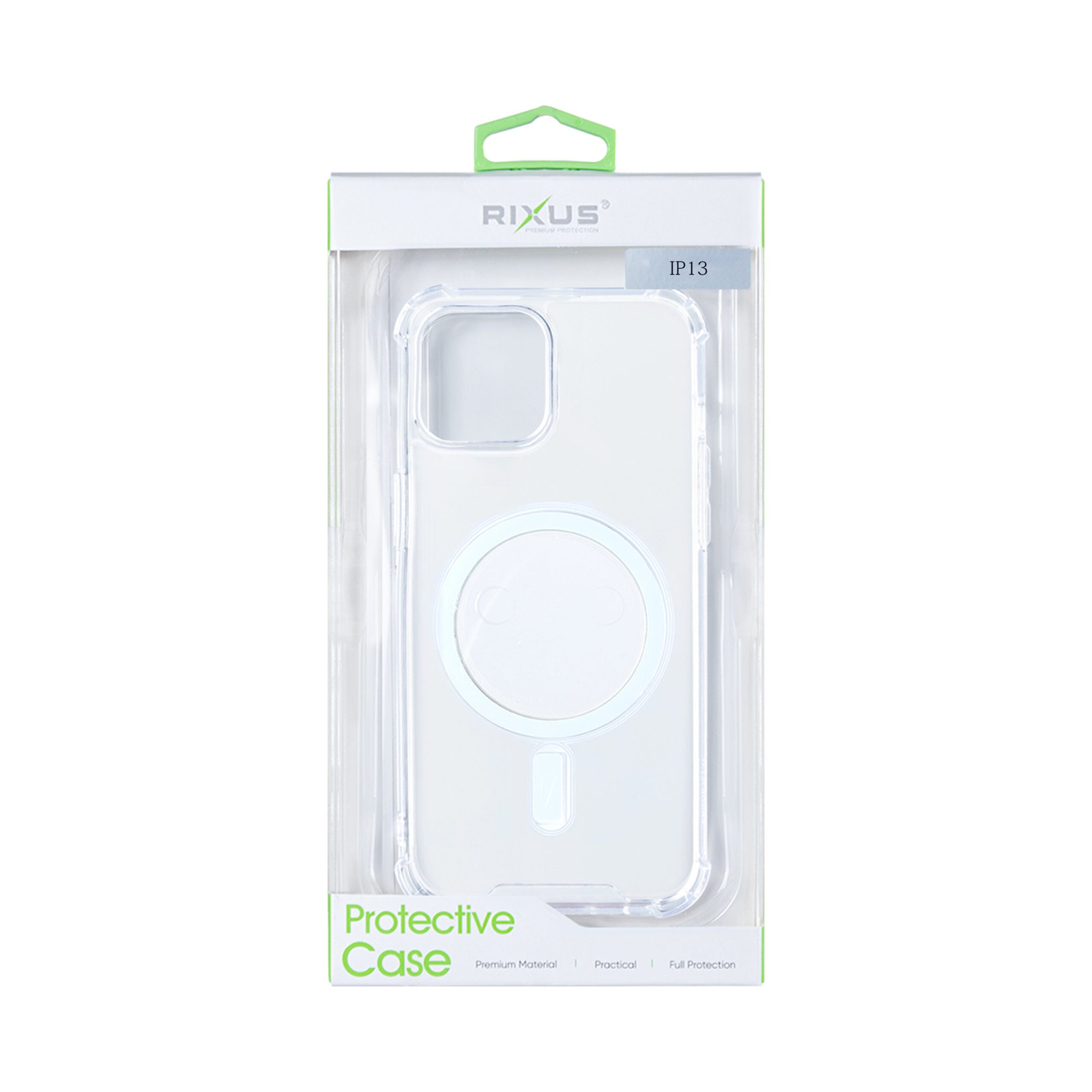 Rixus Anti-Burst Hülle mit MagSafe kompatibel für Apple iPhone 13 Transparent – Bild 5
