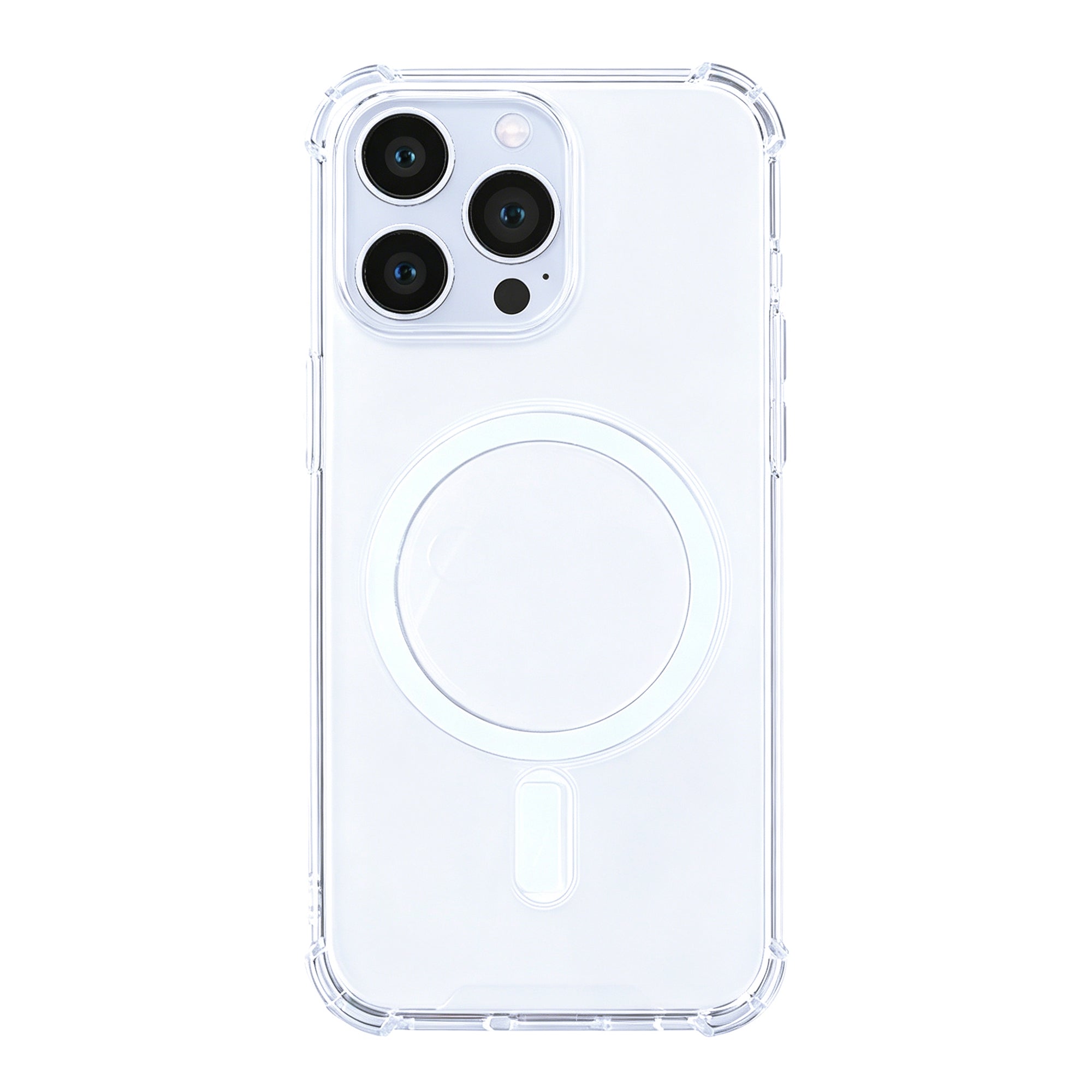 Rixus Anti-Burst Hülle mit MagSafe kompatibel für Apple iPhone 13 Pro Max Transparent