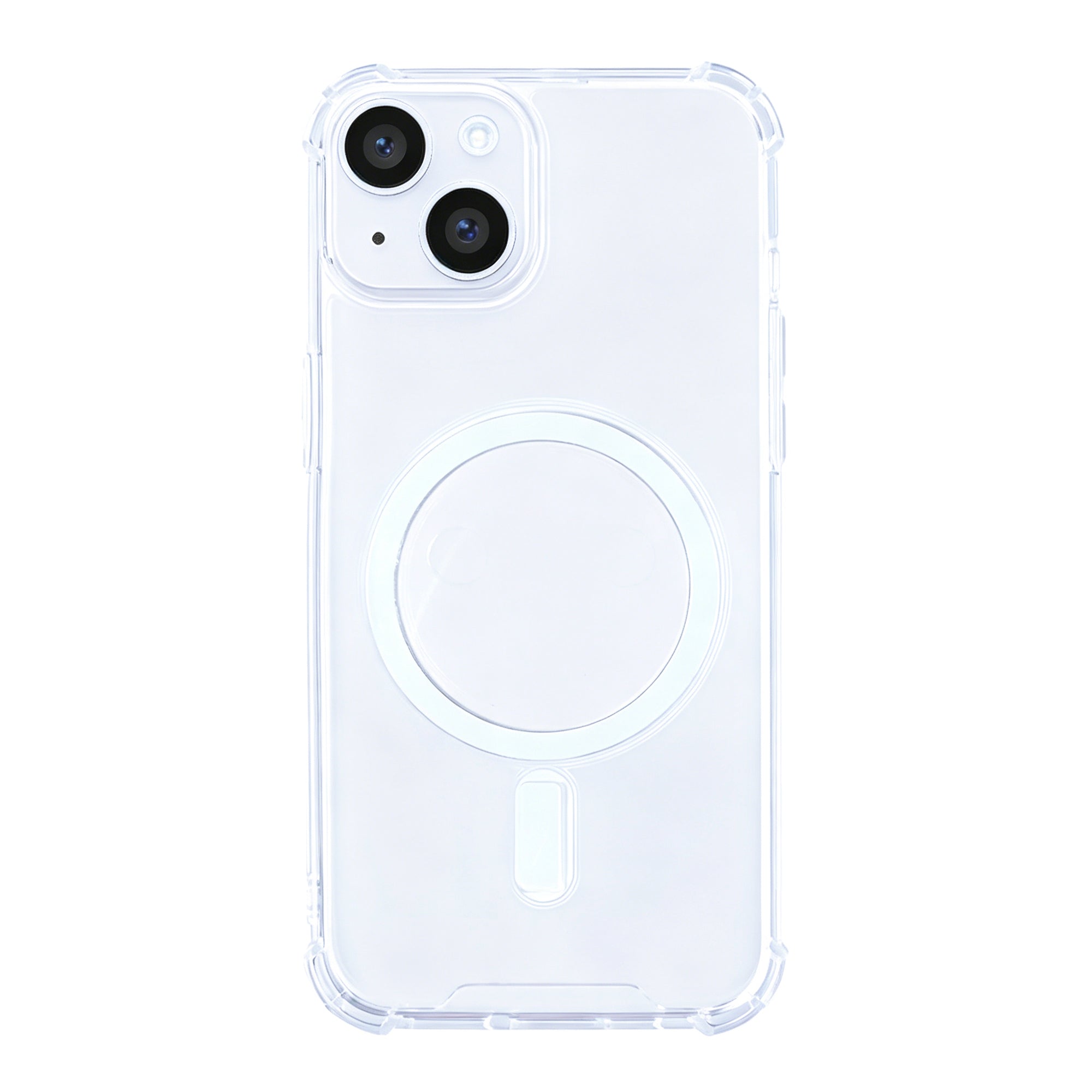 Rixus Anti-Burst Hülle mit MagSafe kompatibel für Apple iPhone 14 Plus Transparent