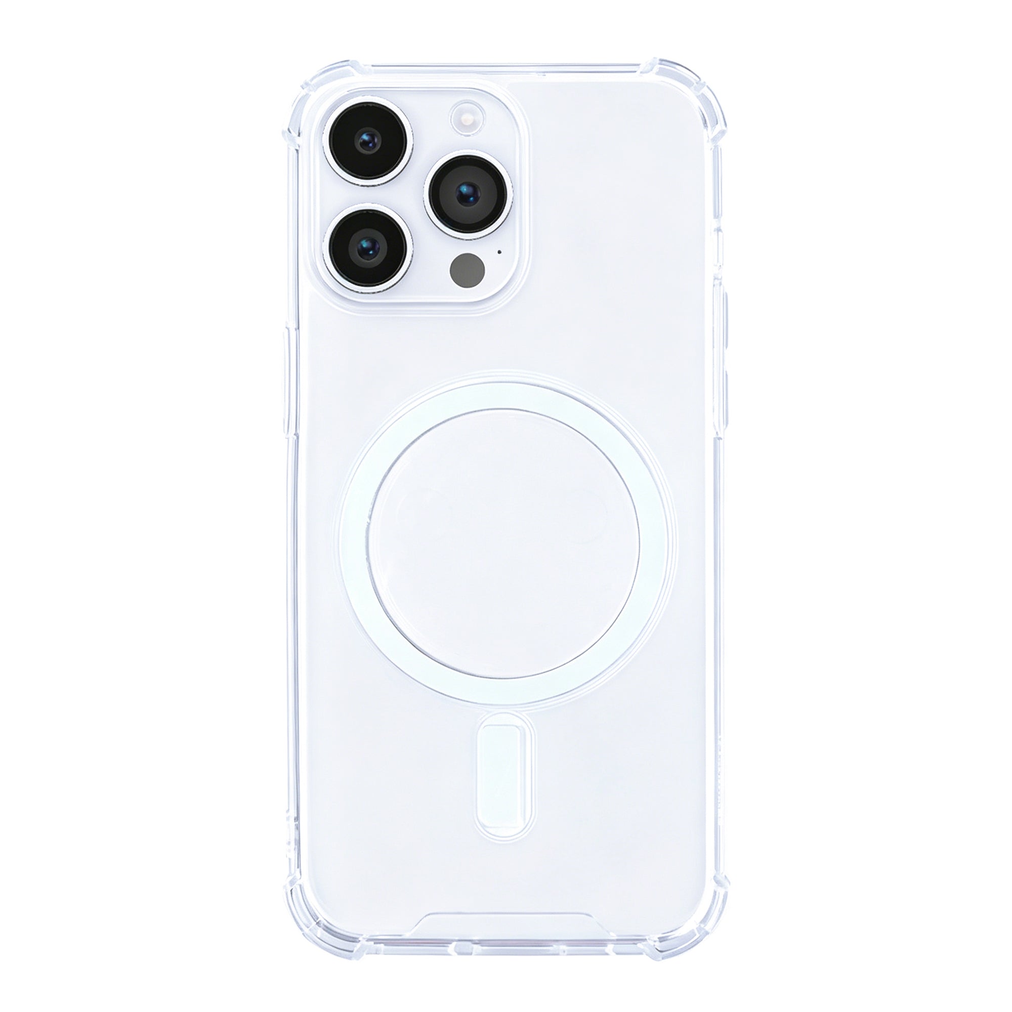 Rixus Anti-Burst Hülle mit MagSafe kompatibel für Apple iPhone 14 Pro Transparent