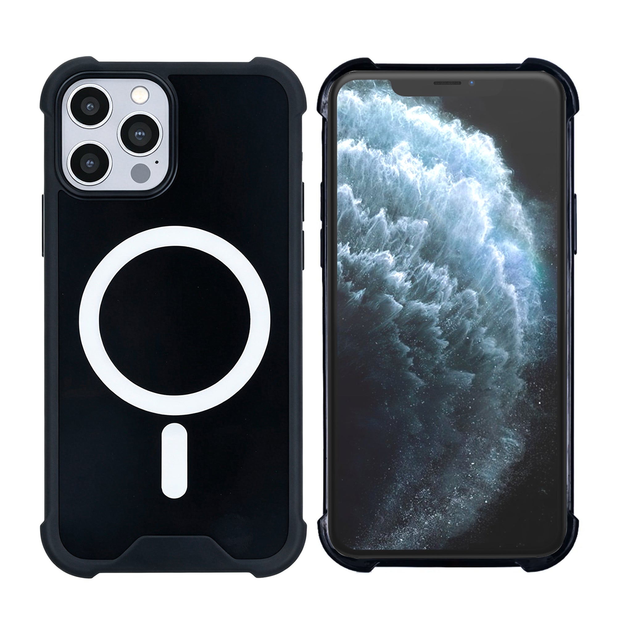 Rixus Anti-Burst Hülle mit MagSafe kompatibel für Apple iPhone 11 Pro Max Black – Bild 3