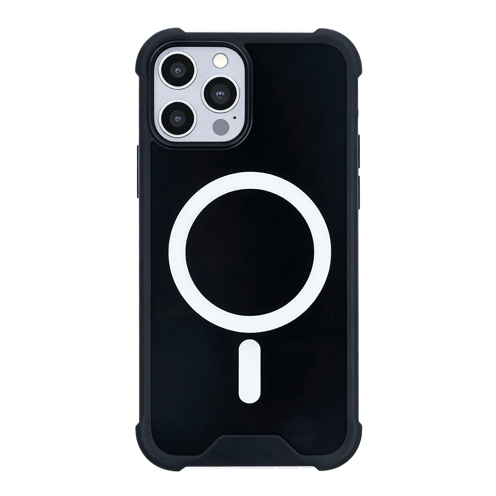 Rixus Anti-Burst Hülle mit MagSafe kompatibel für Apple iPhone 12 Pro Max Black