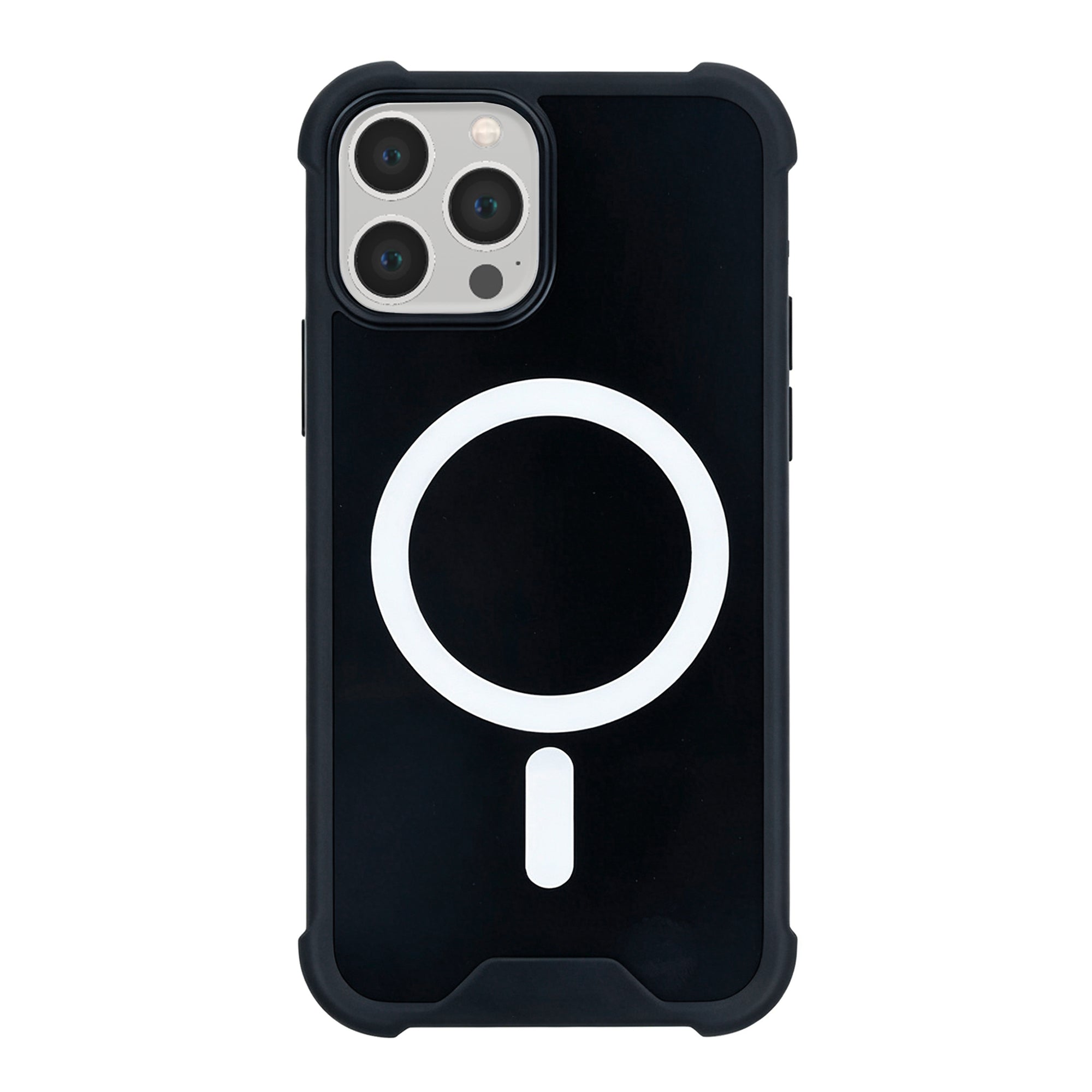 Rixus Anti-Burst Hülle mit MagSafe kompatibel für Apple iPhone 13 Pro Max Black